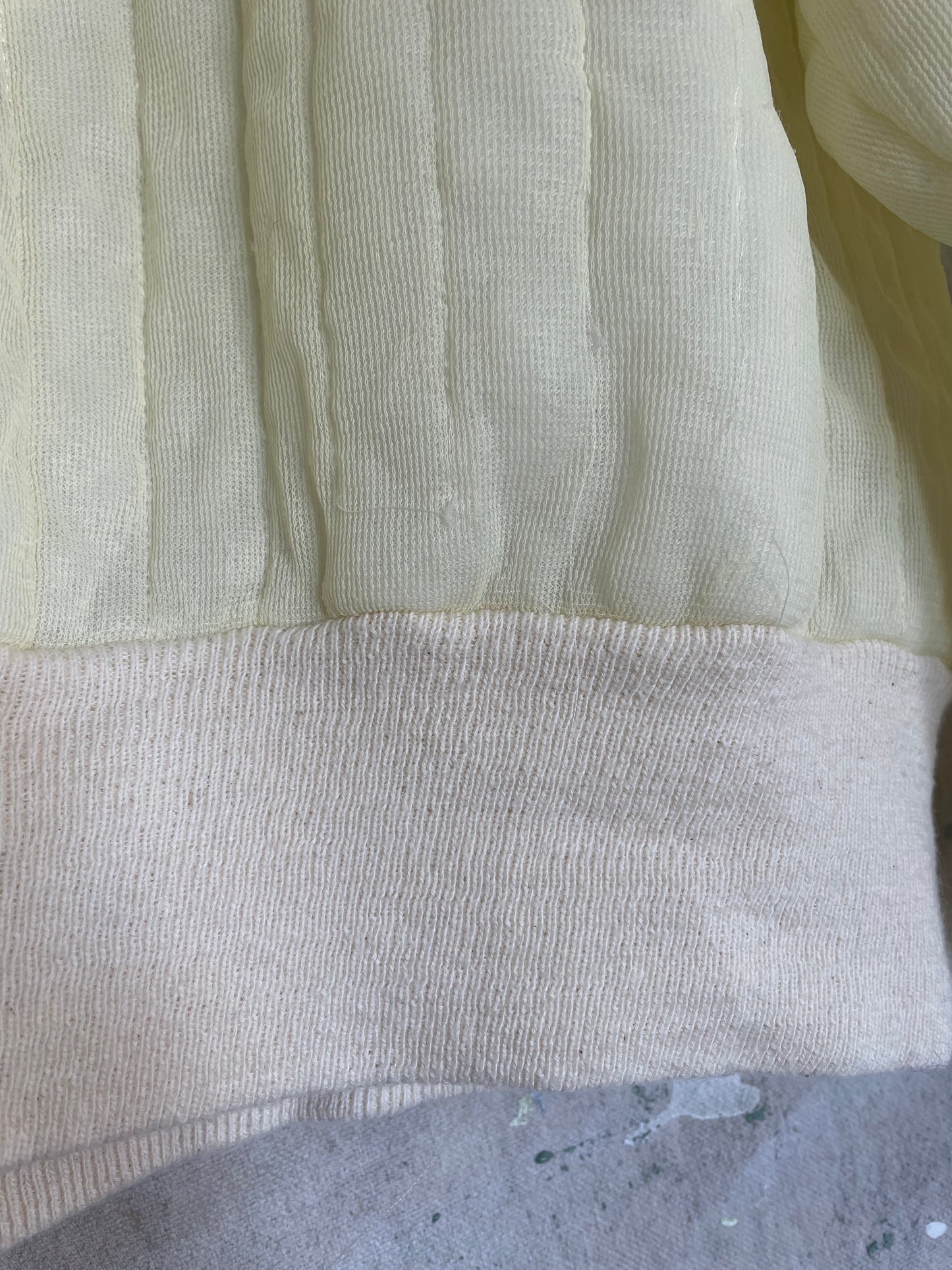 80s Quilted Nylon Undershirt