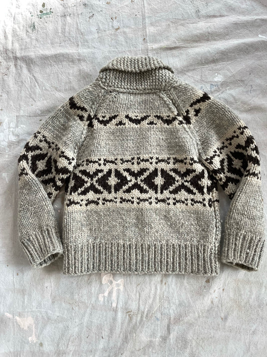 Hand Knit Cowichan Style Sweater 