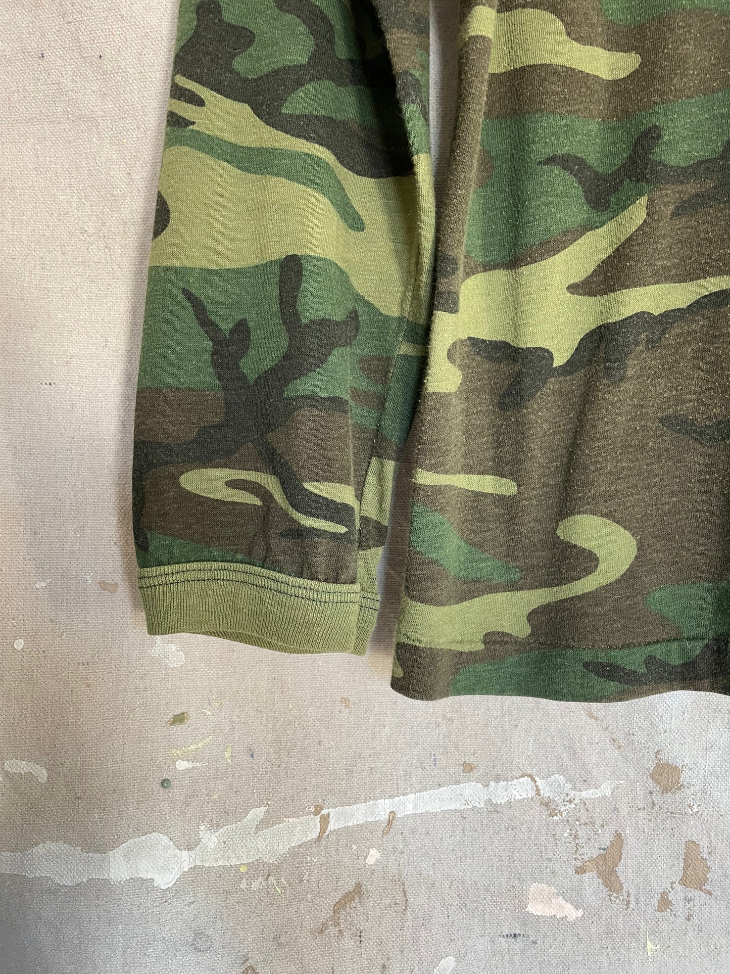 80s Camo Long Sleeve Shirt
