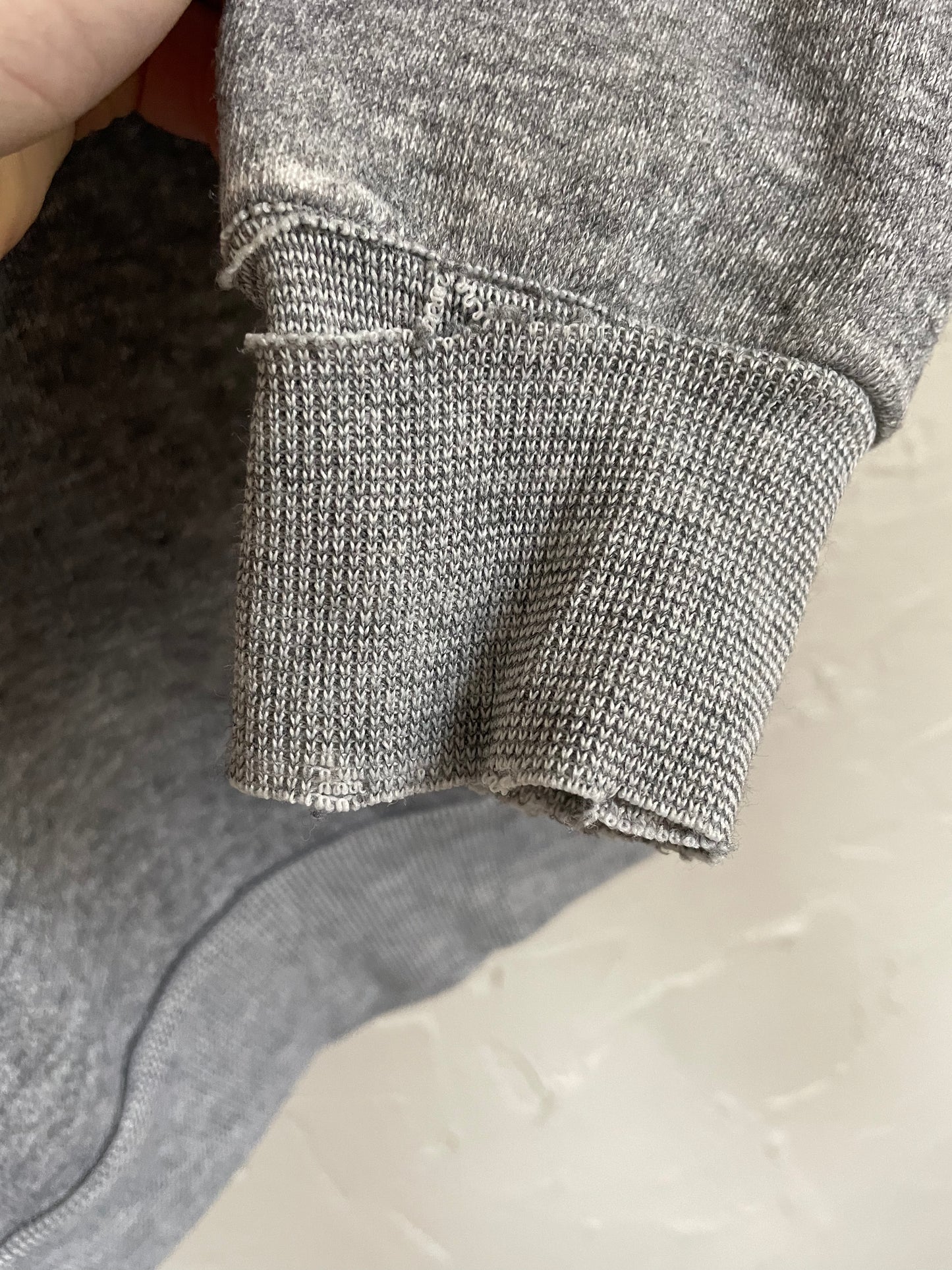 80s Blank Heather Gray Sweatshirt
