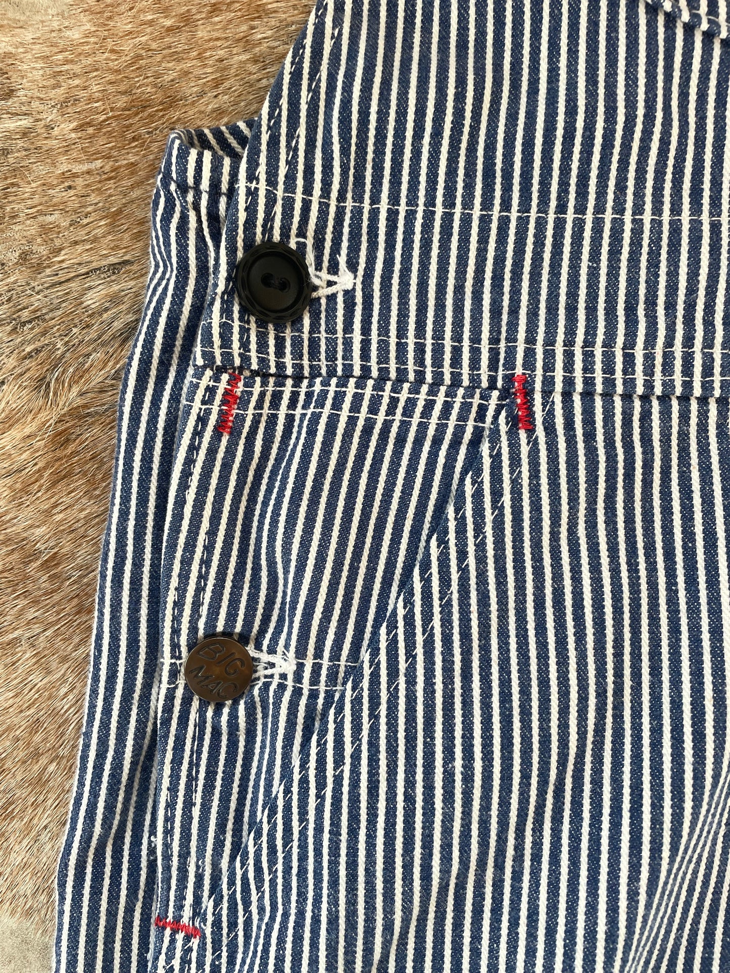 70s/80s Big Mac Hickory Stripe Overalls
