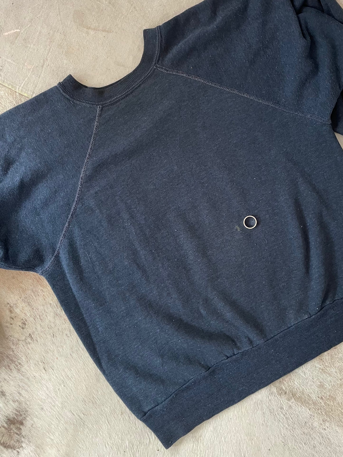 70s Blank Navy Blue Sweatshirt