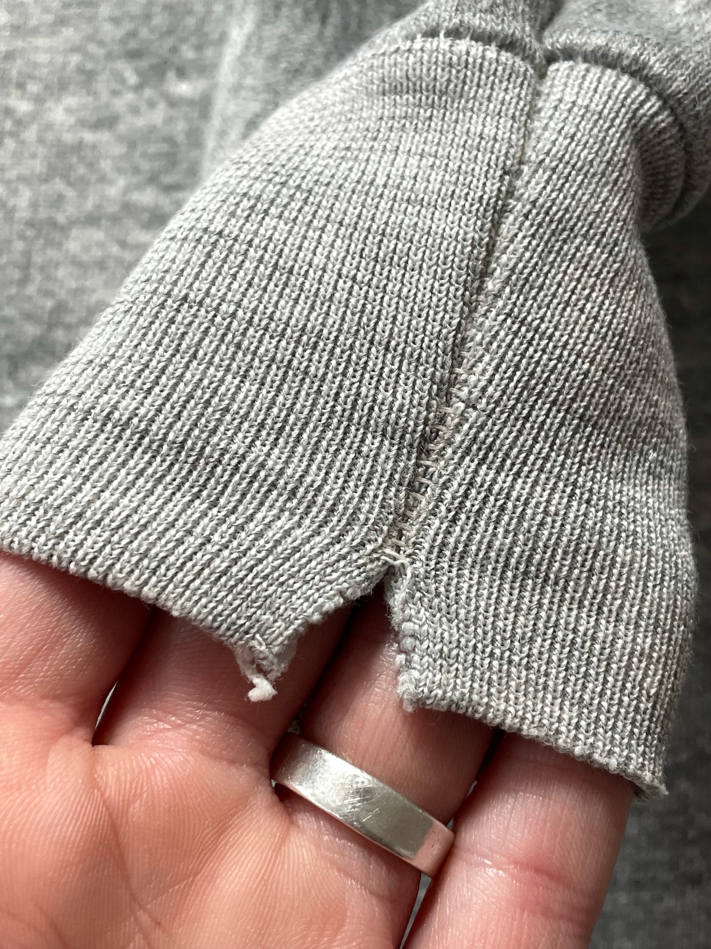 80s Heather Gray Sweatshirt