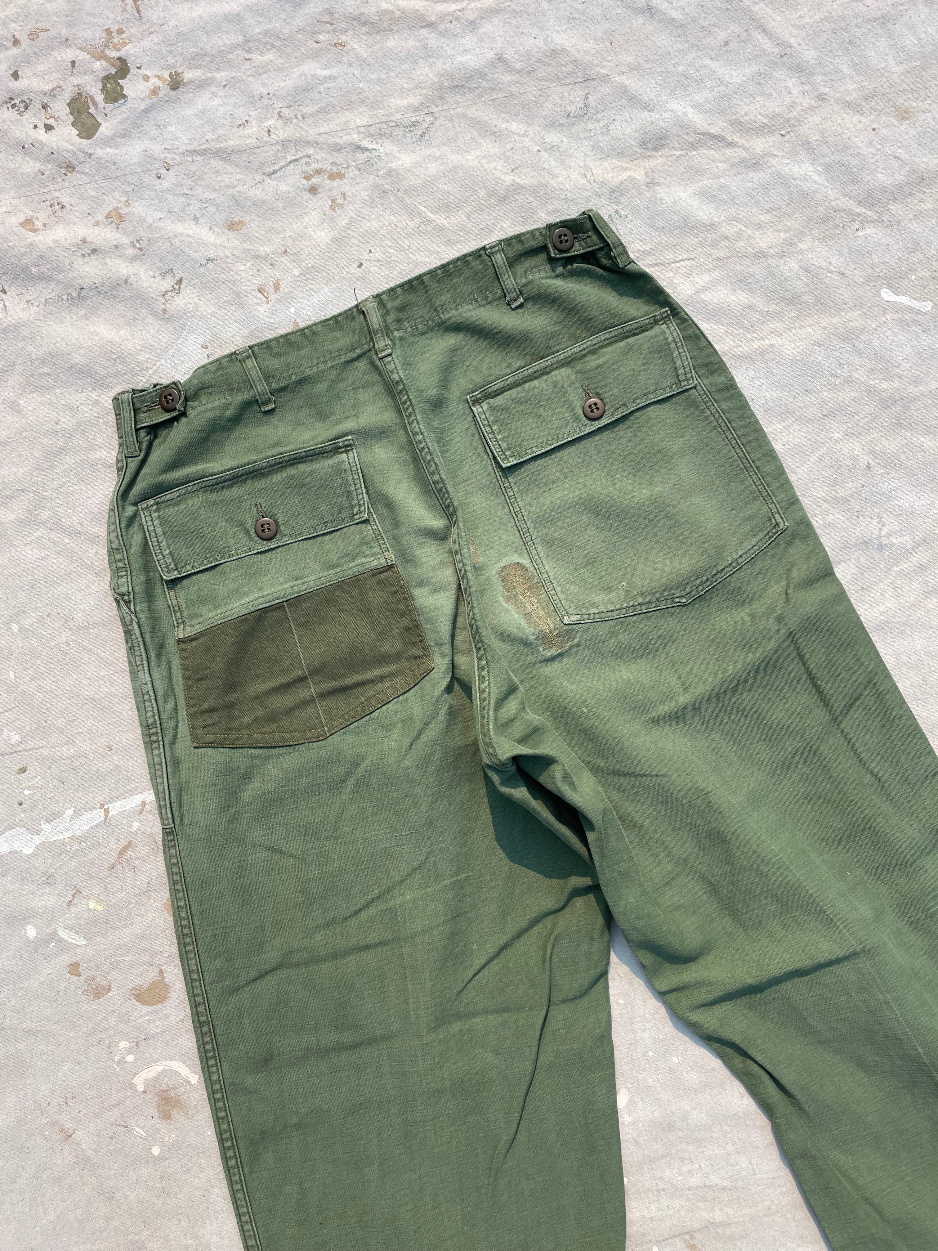 50s OG-107 Army Fatigue Baker Pants – Double Barrel Dry Goods 50s OG-107 Army Fatigue Baker Pants – Double Barrel Dry Goods
