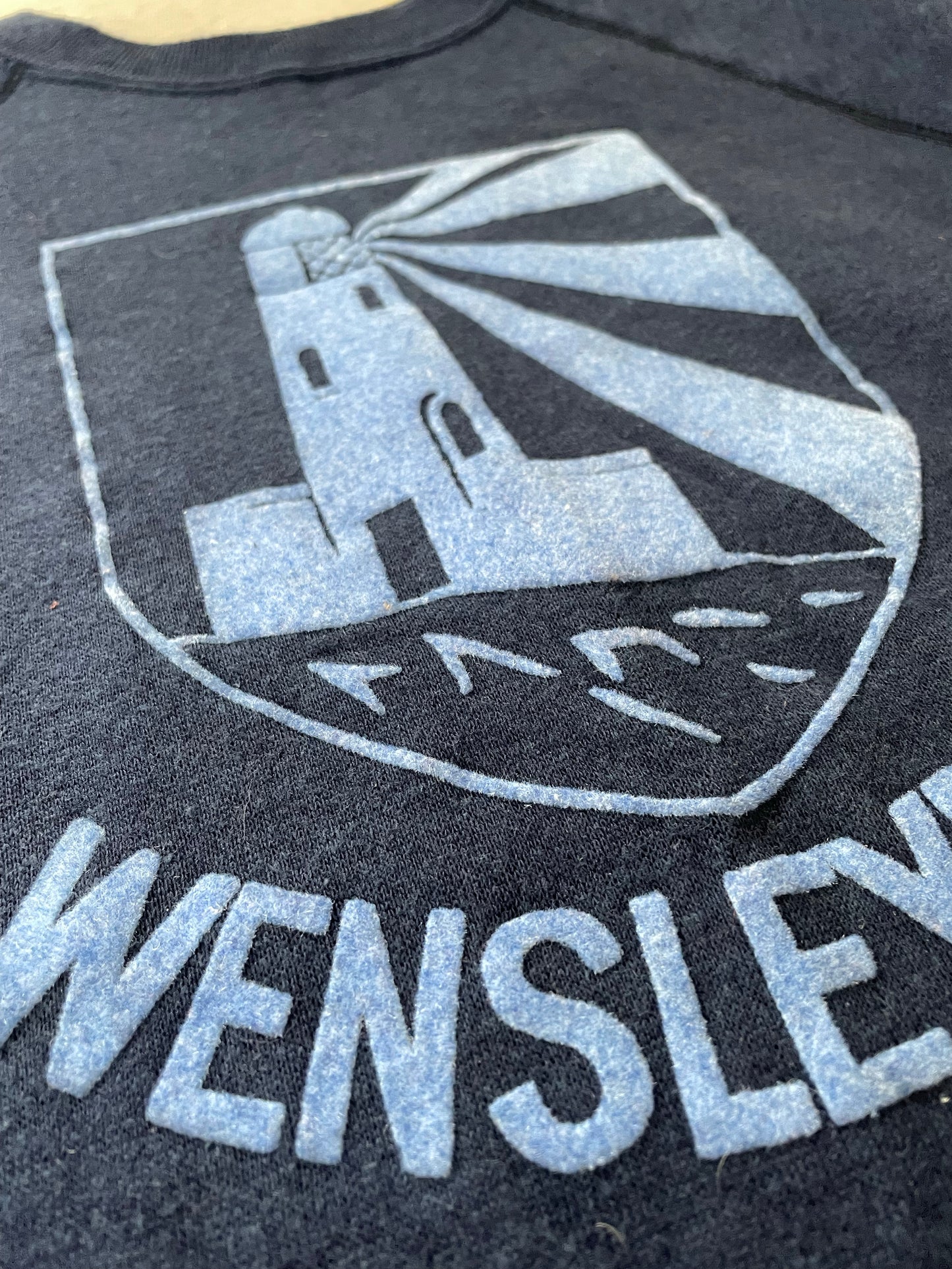 80s Deadstock Wensleydale Flocked Sweatshirt
