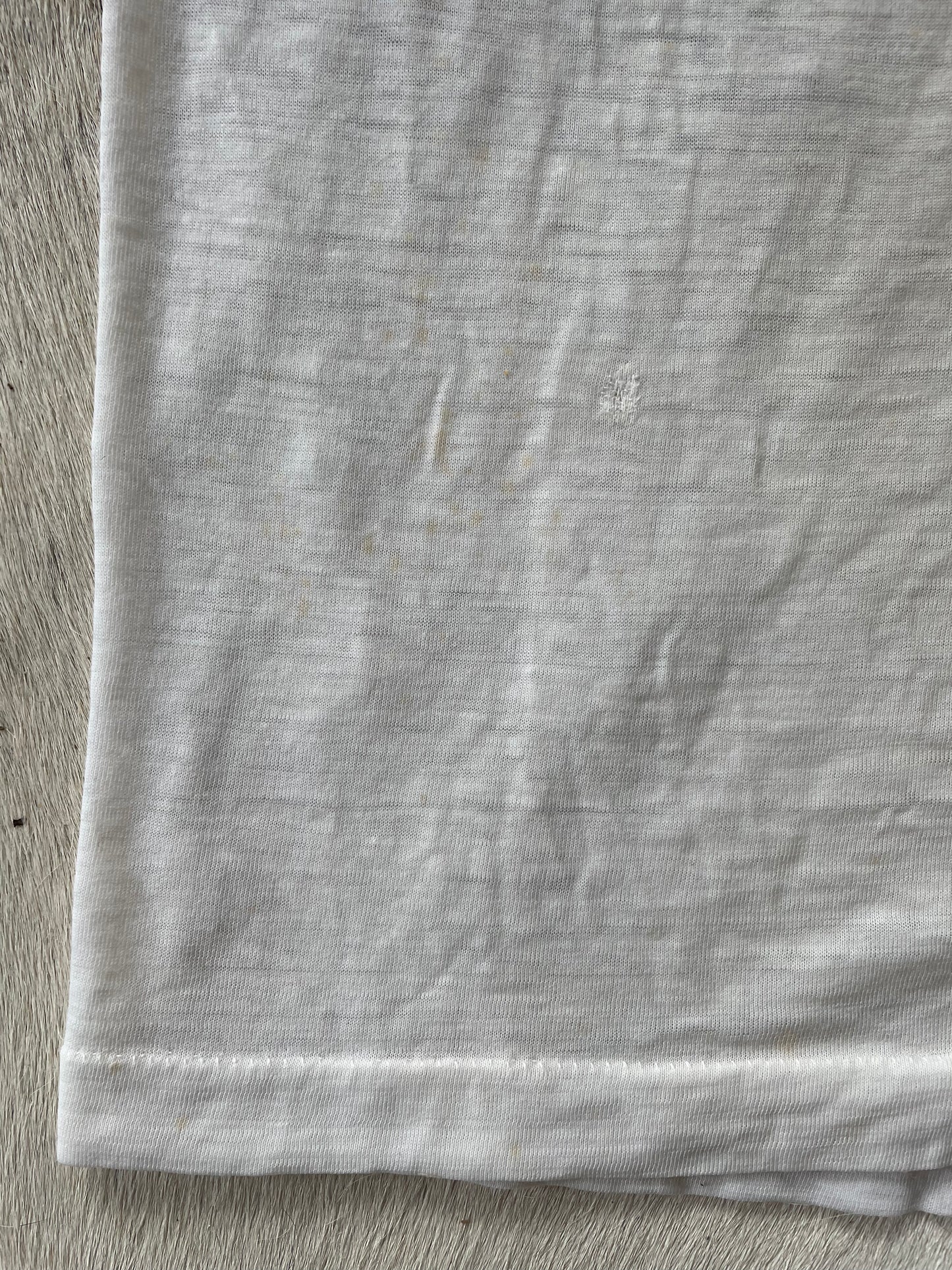 Paper Thin Pale Yellow/Off-White Tee