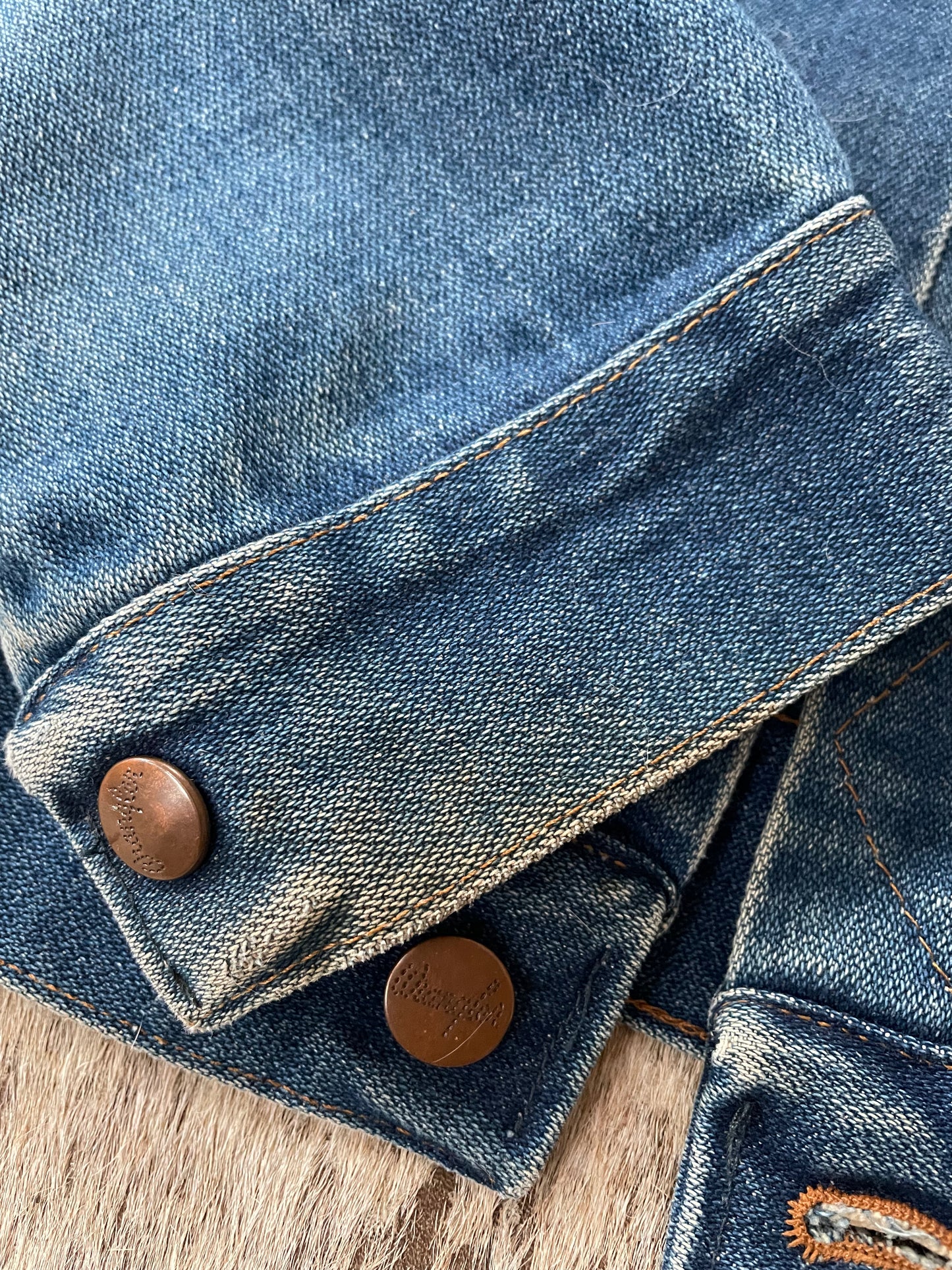 80s Wrangler Horse Embroidered Jean Jacket