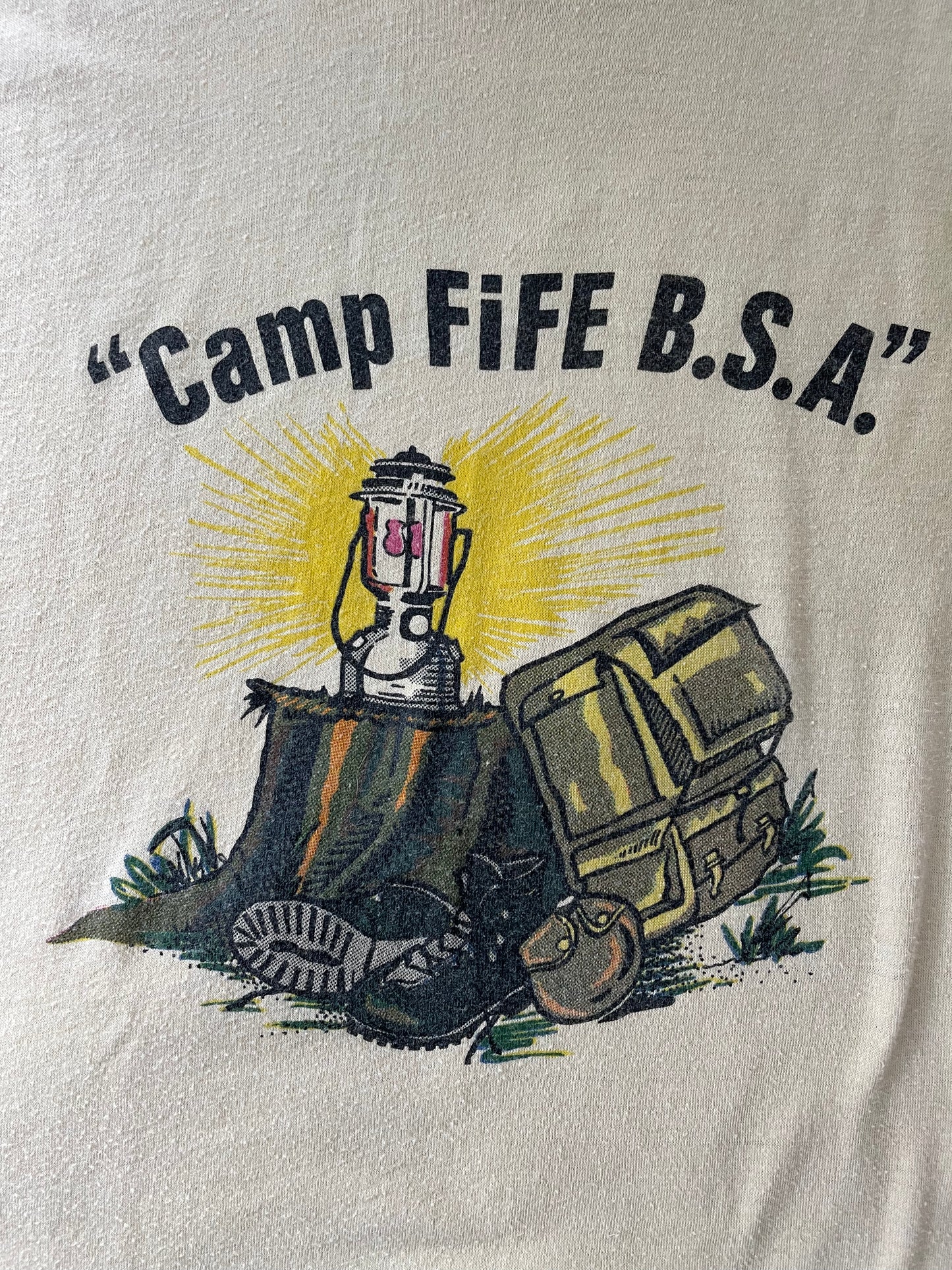 80s Boy Scouts Camp FiFe BSA Tee