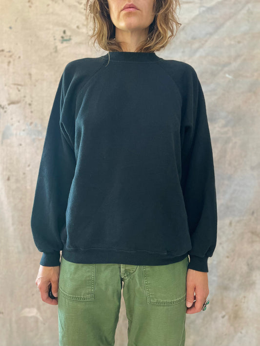 90s Blank Black Sweatshirt
