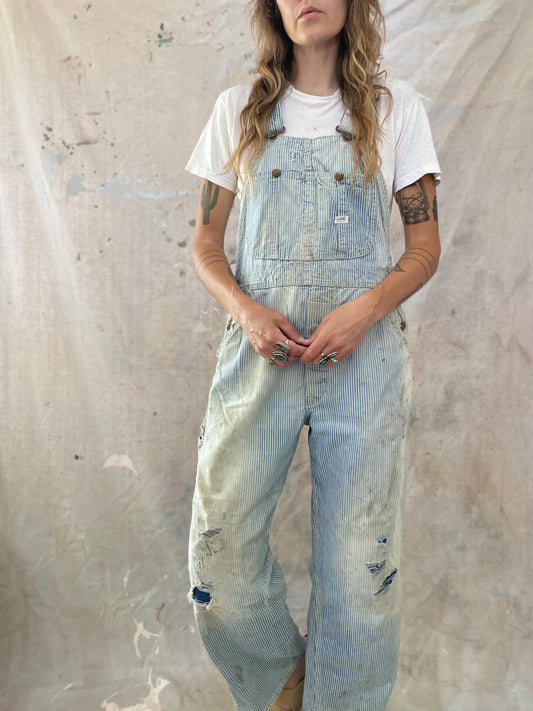60s Lee Hickory Stripe Overalls
