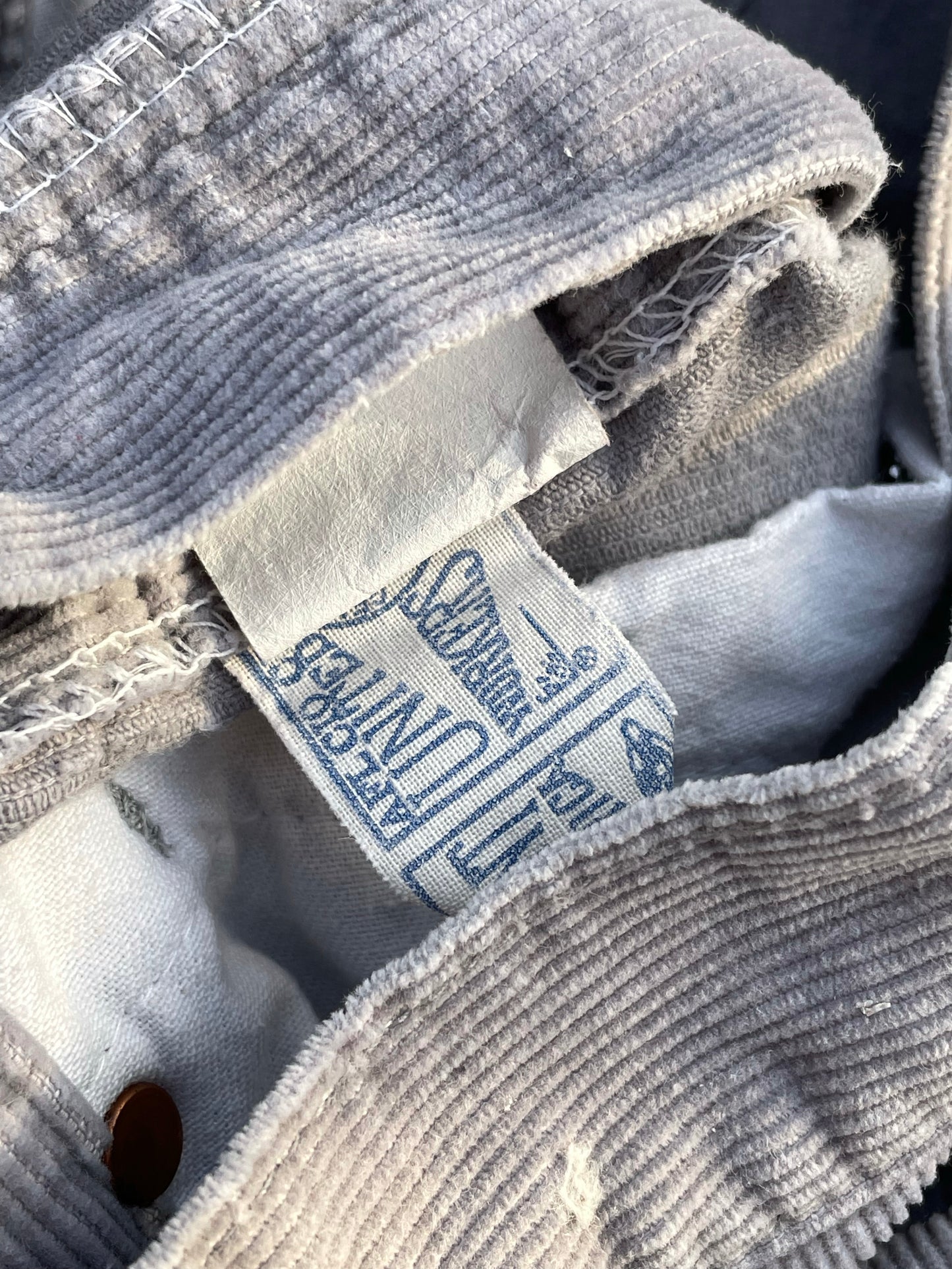 70s/80s Light Grey Lee Corduroy Pants