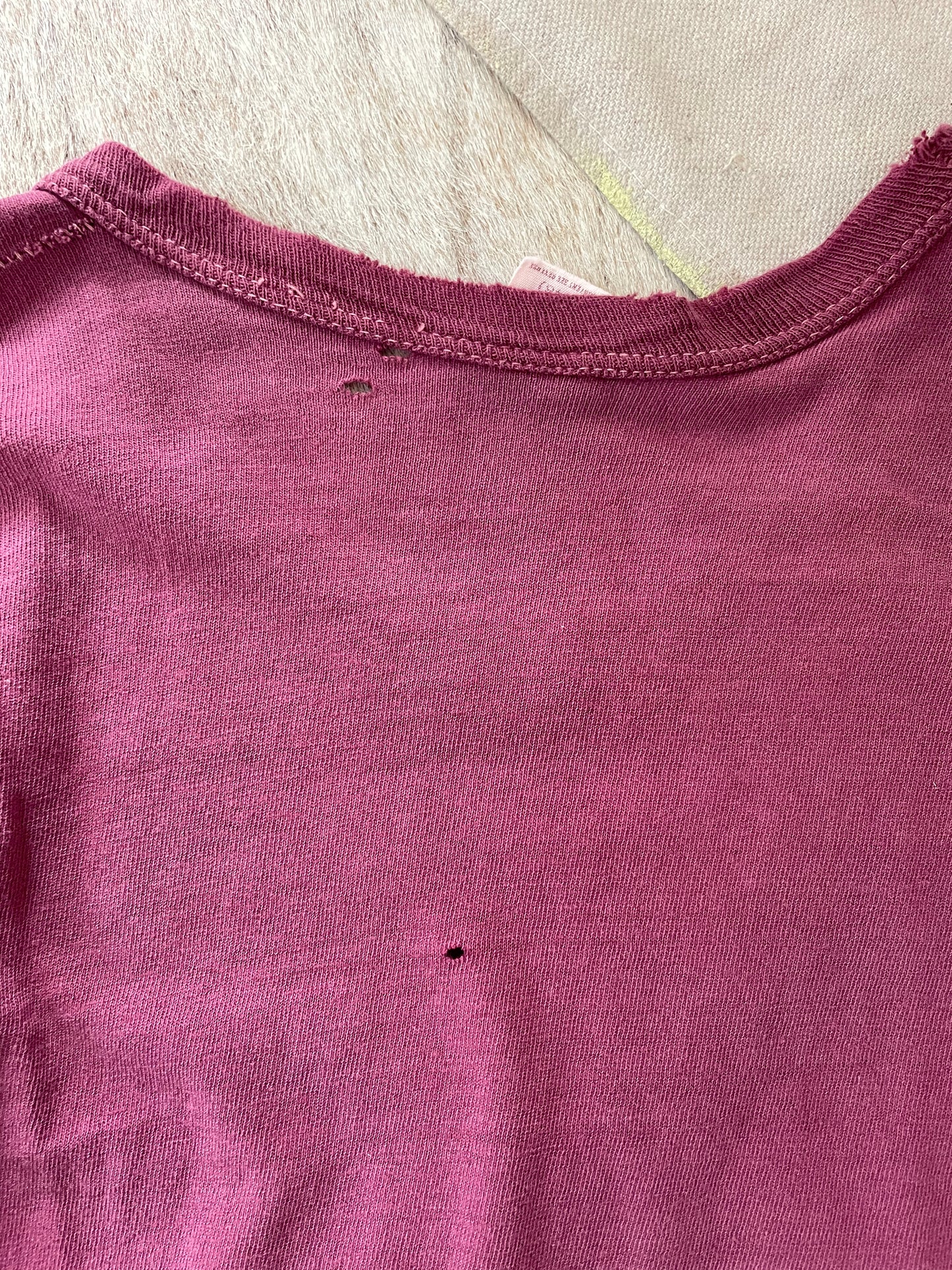 70s Blank Maroon Tee