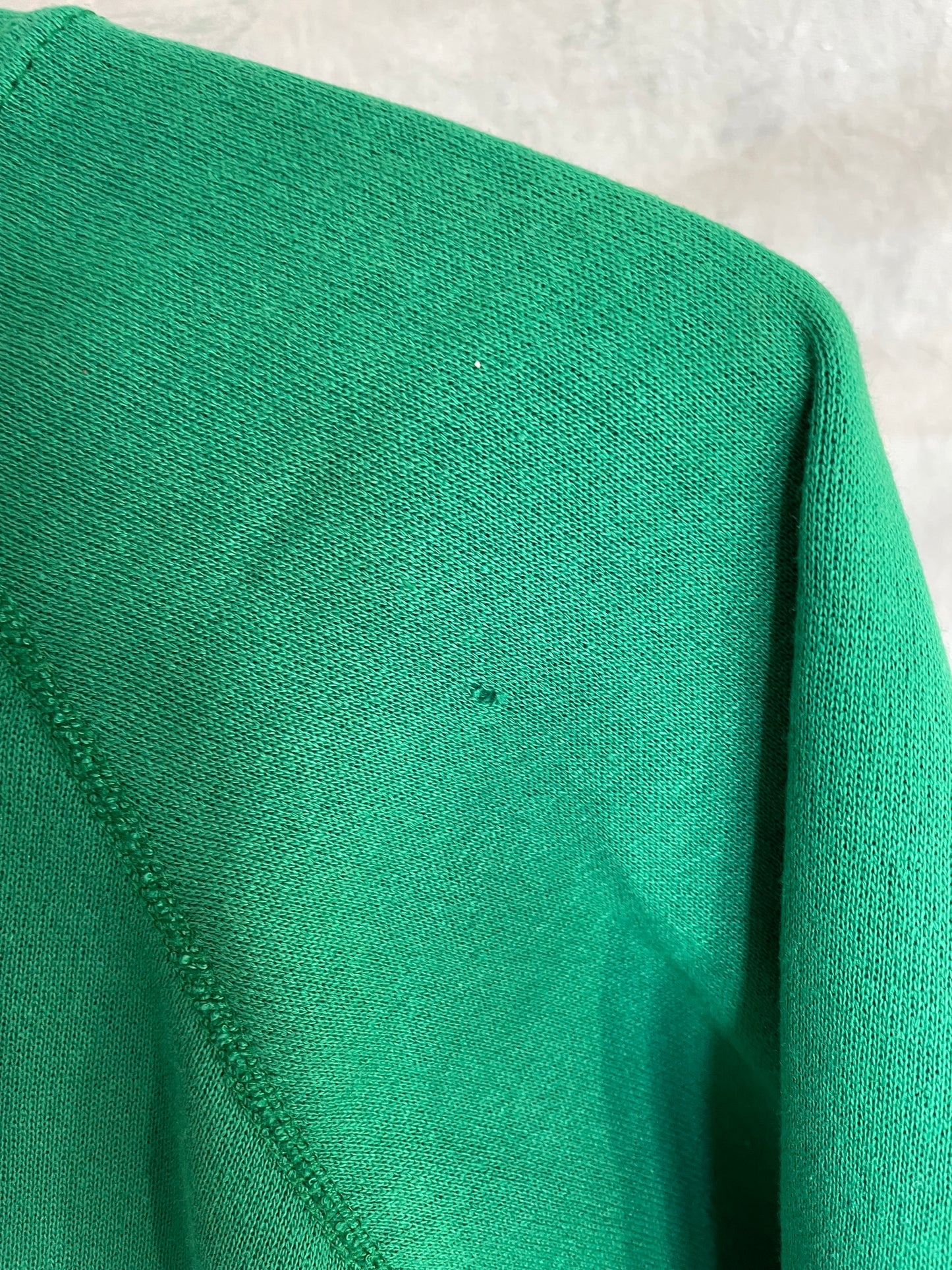 80s Deadstock Blank Green Sweatshirt