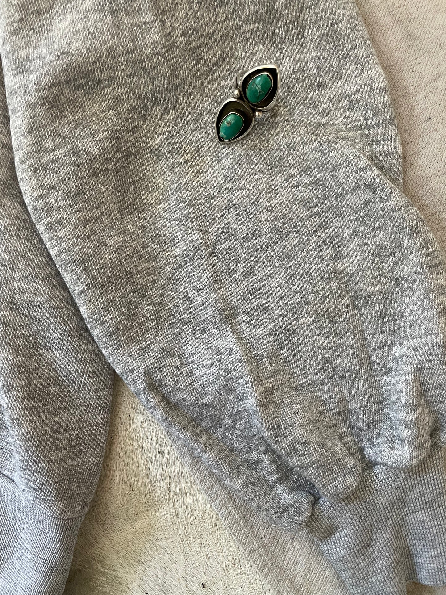 80s Blank Gray Sweatshirt