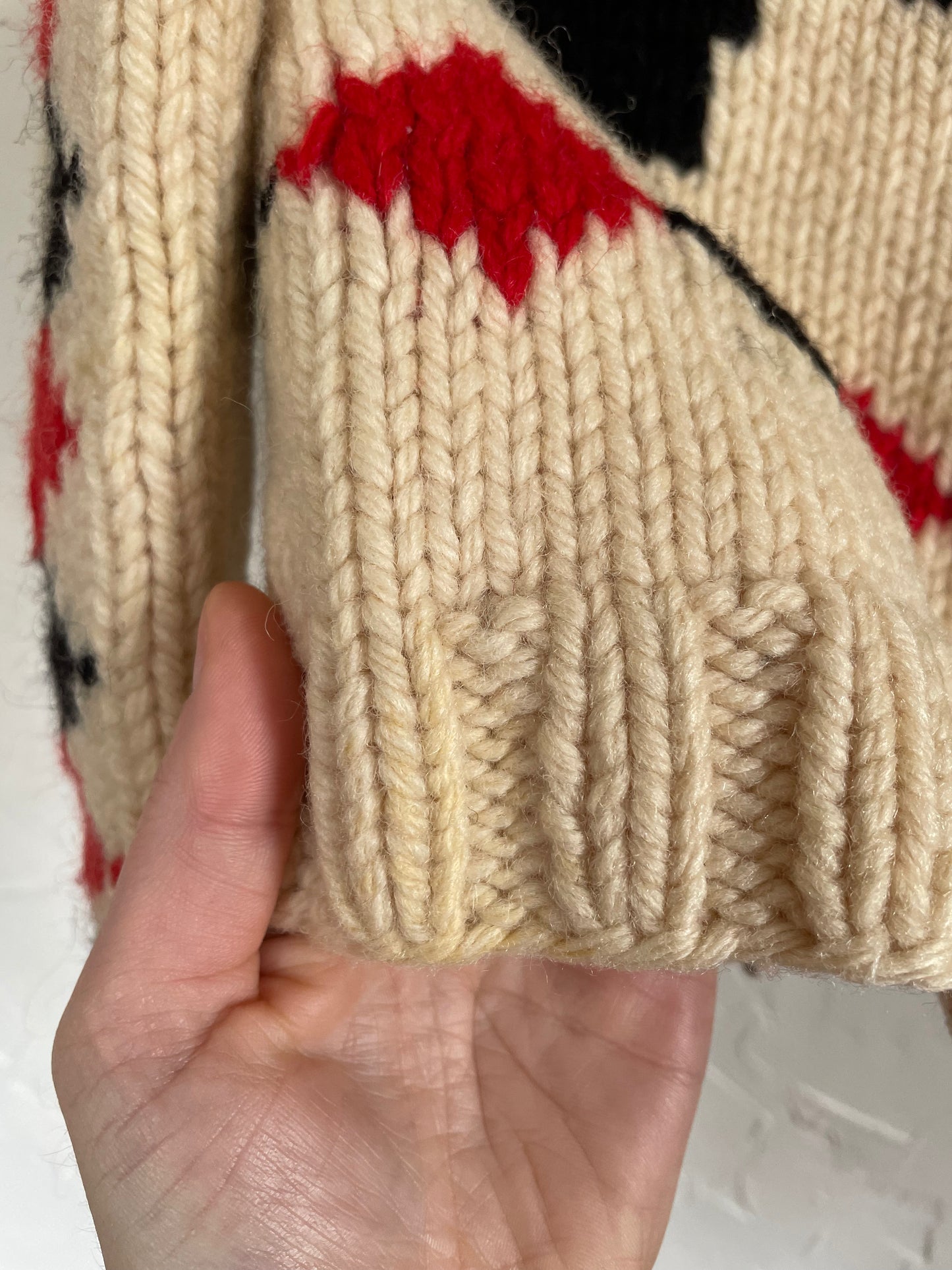 50s Mary Maxim Prairie Prancers Horse Sweater