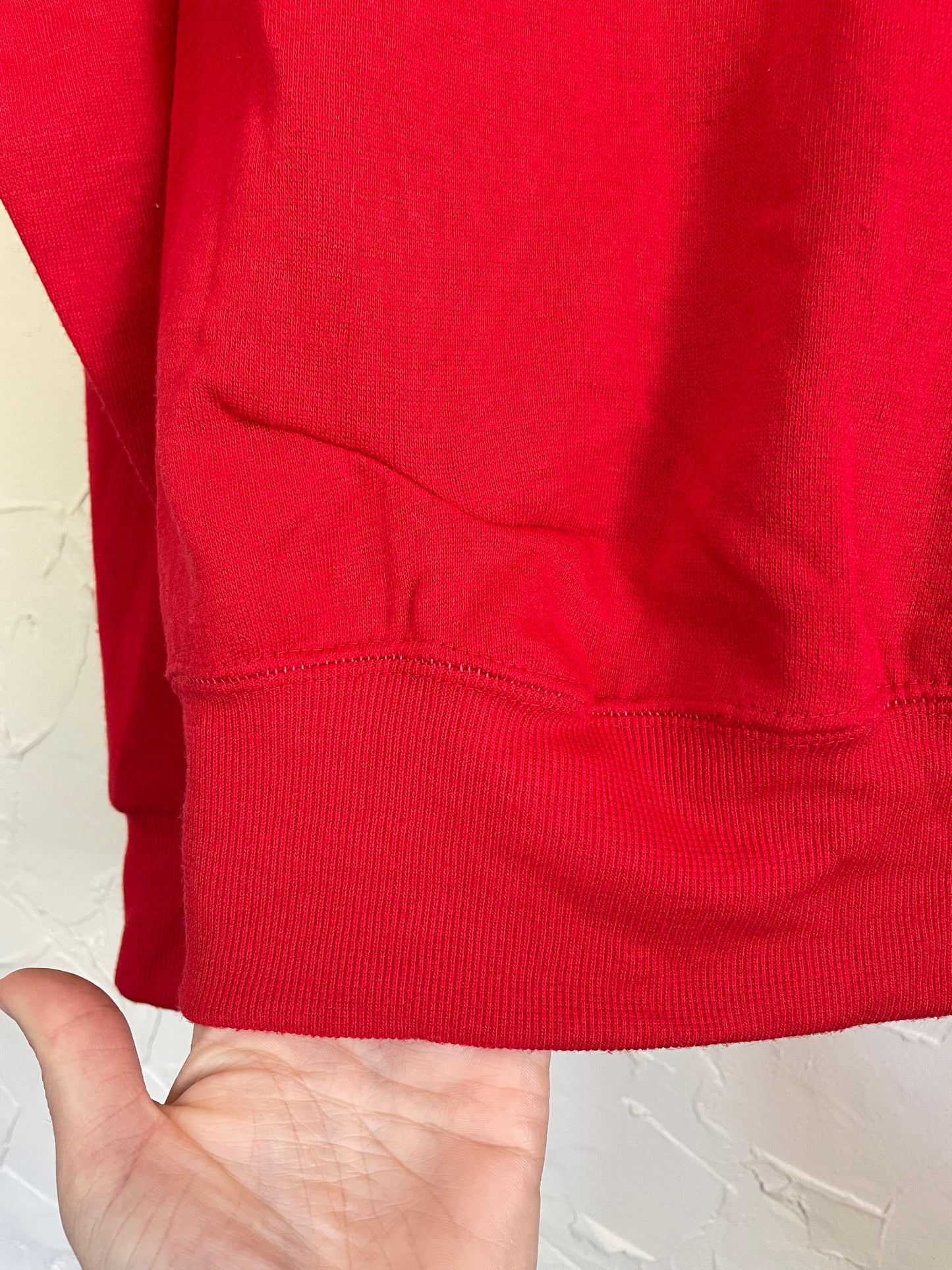 80s Blank Red Sweatshirt