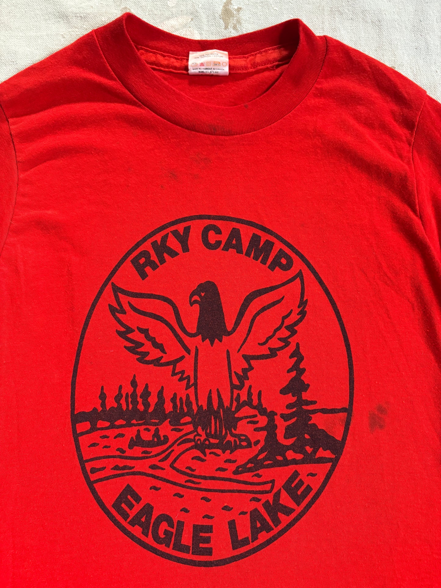 Vintage 80s RKY Camp Eagle Lake Tee
