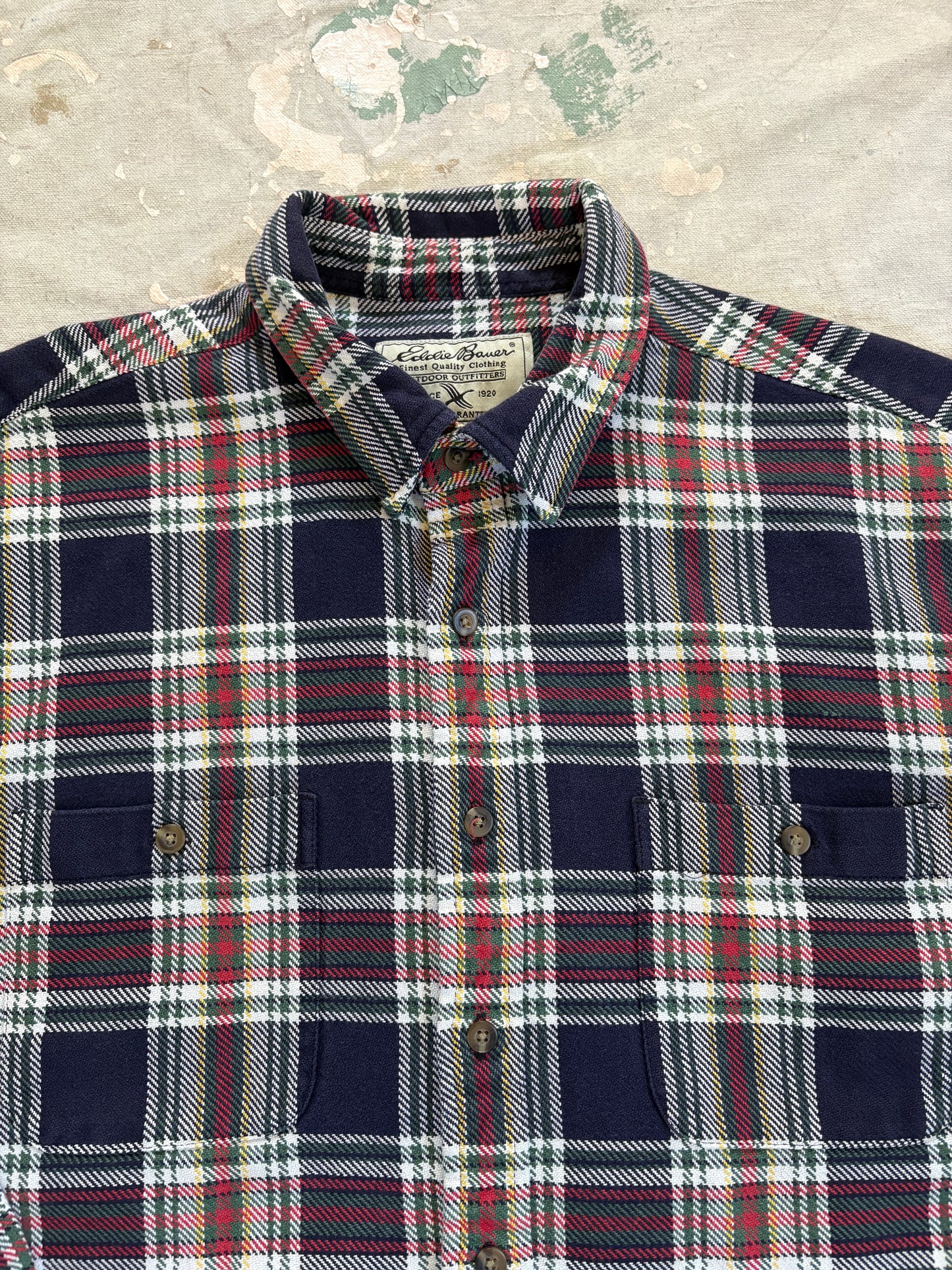 Vintage 90s Eddie Bauer Cotton Flannel Shirt