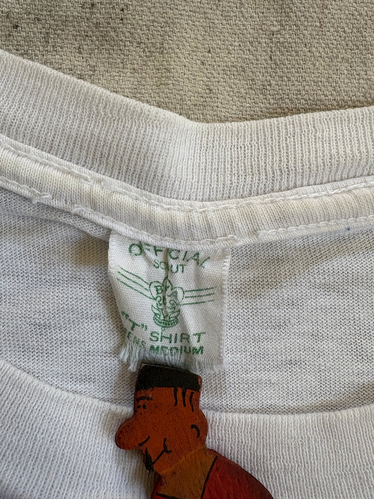 Vintage 70s Camp Omache Chief Seattle Council BSA Staff Tee