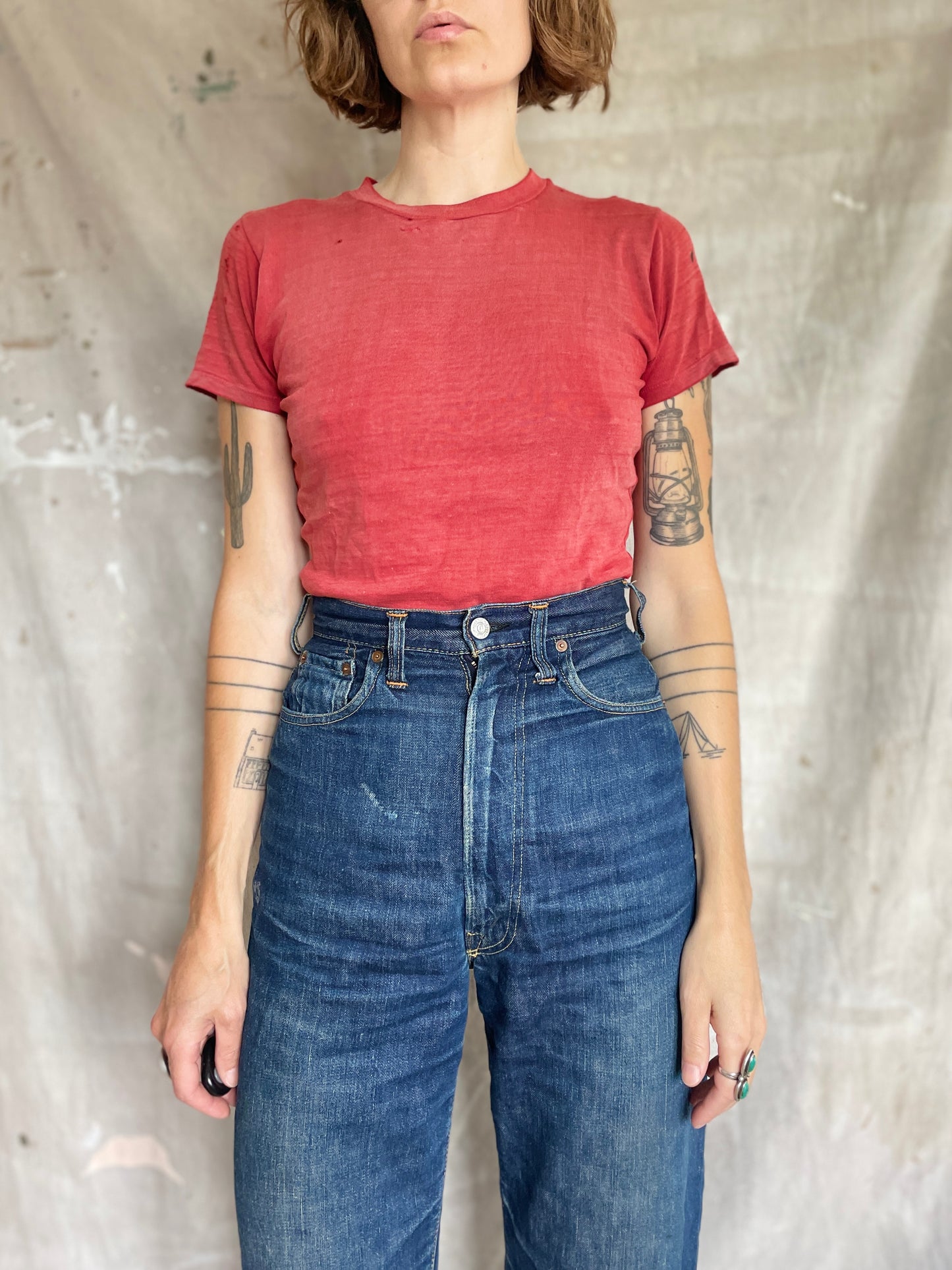 60s Blank Faded Red Tee