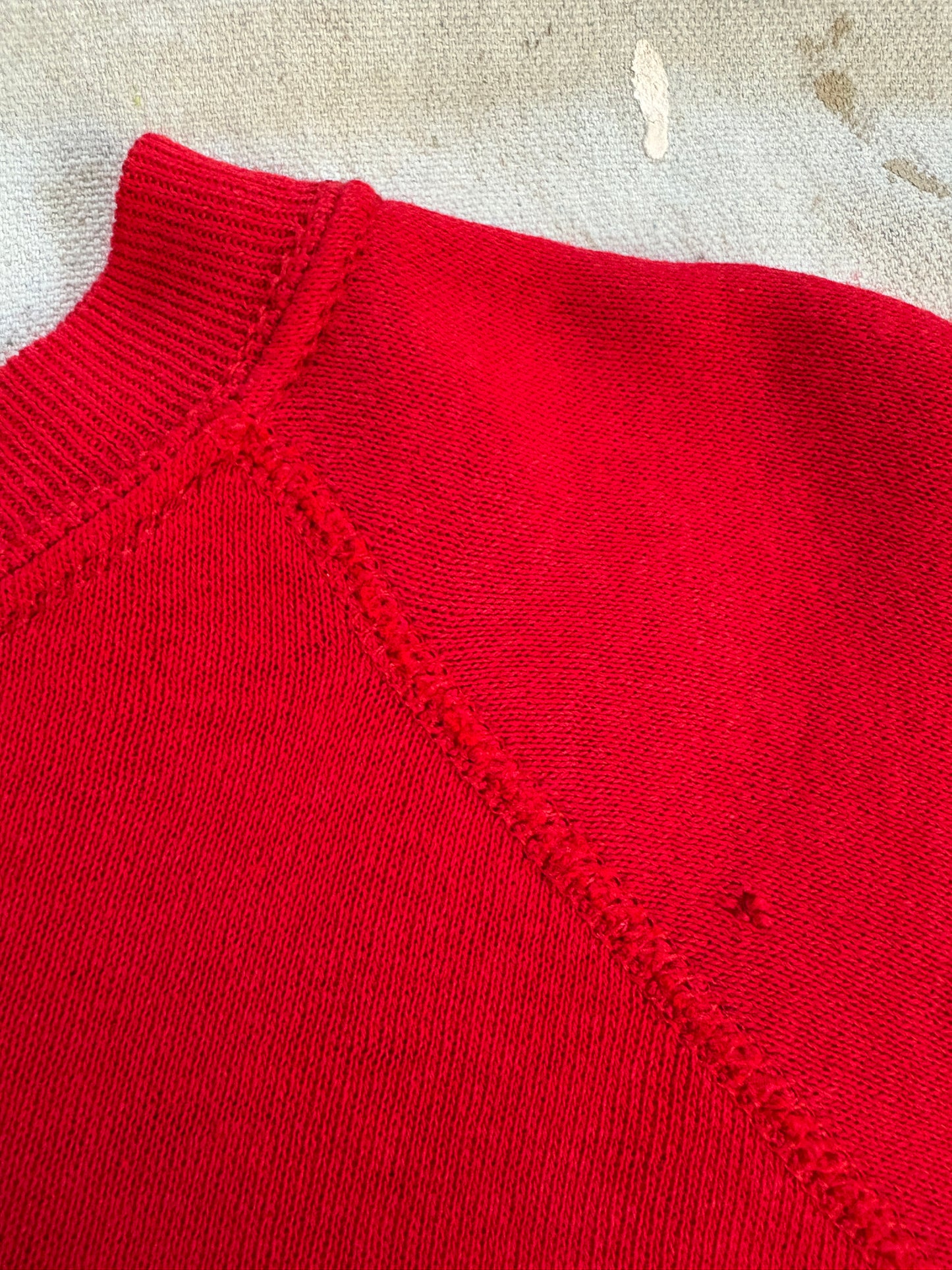 70s/80s Blank Red Sweatshirt