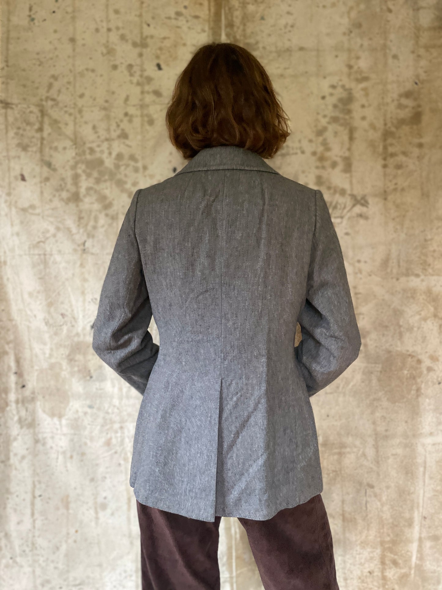 70s Grey Blazer