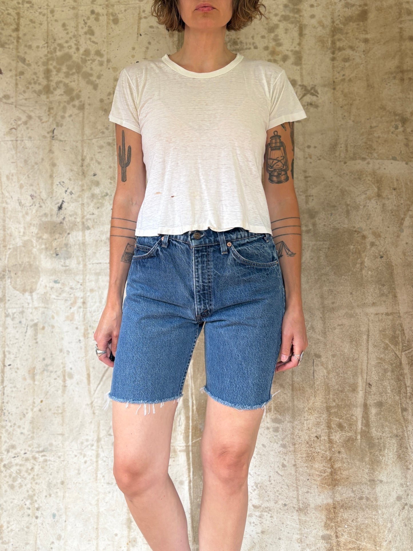 Vintage 80s Levi’s Orange Tab Cut Off Jean Shorts