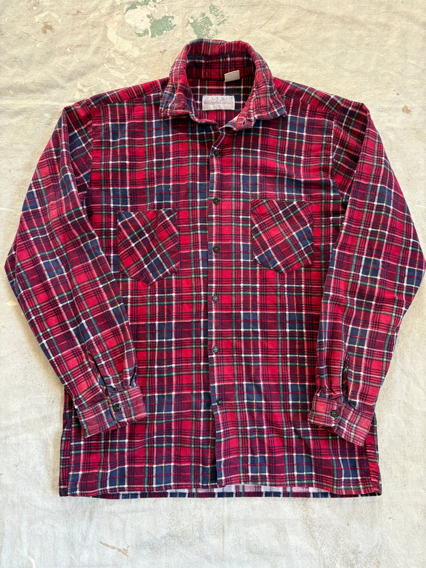 Vintage 90s Printed Cotton Flannel