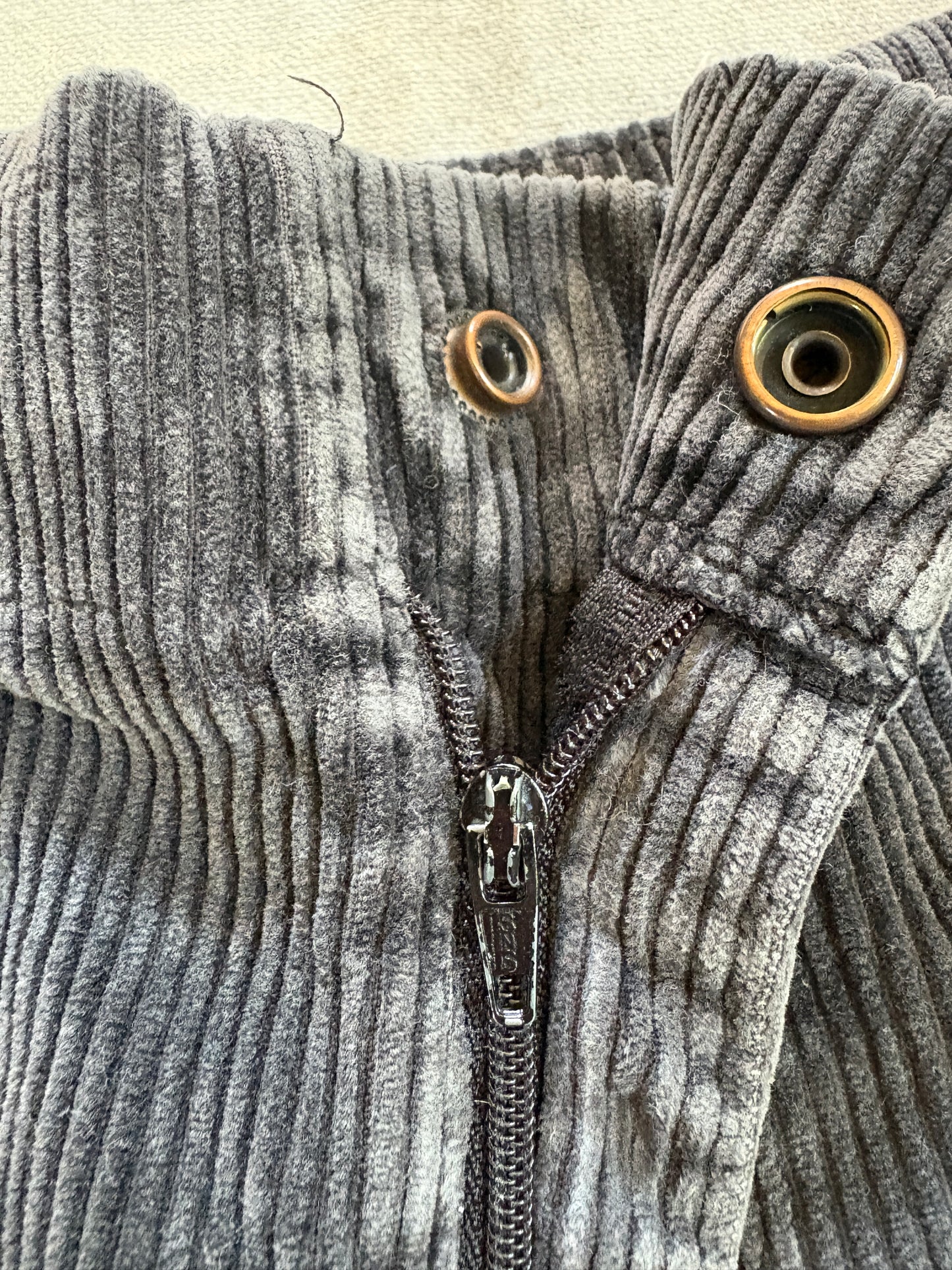 Vintage 80s Ocean Pacific OP Faded Black Corduroy Shorts