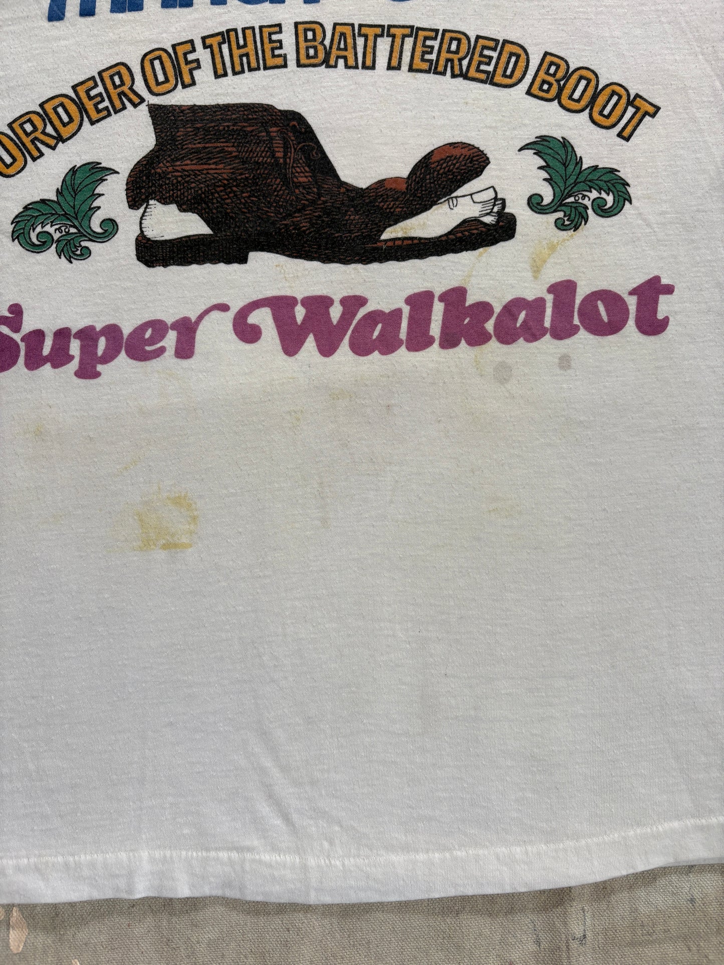 Vintage 80s March Of Dimes Super Walkalot Tee