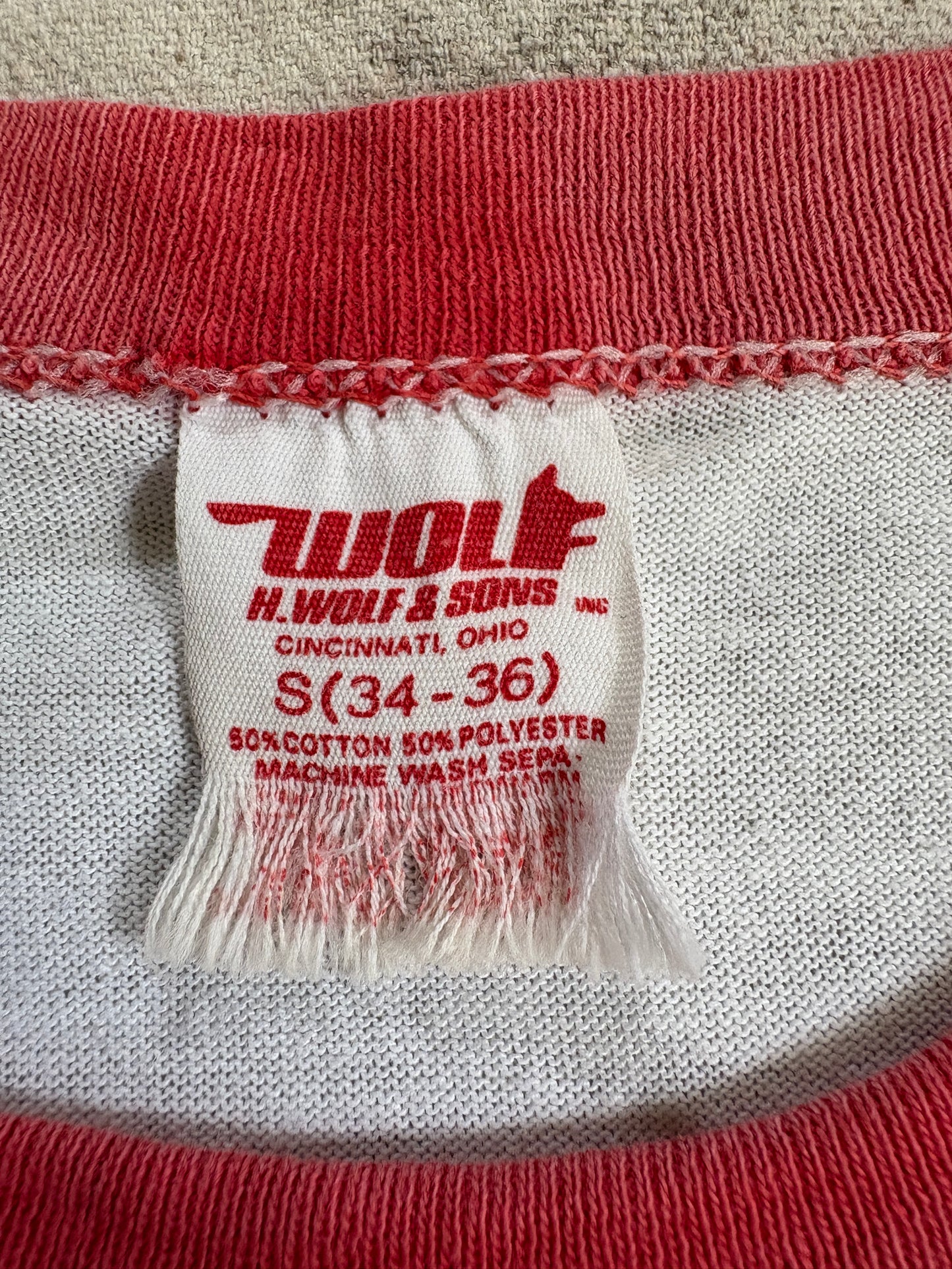 70s Cincinnati Reds Ringer Tee