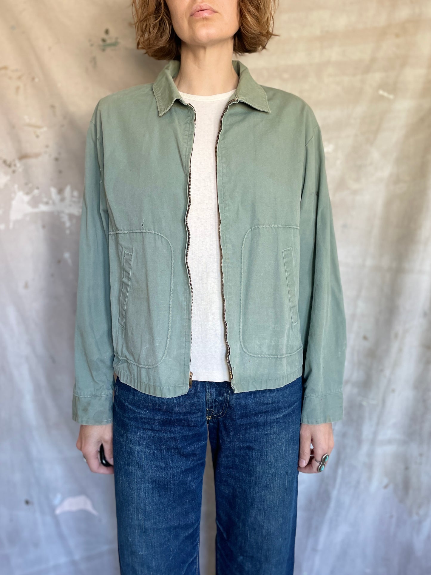 60s Green Gray Jacket