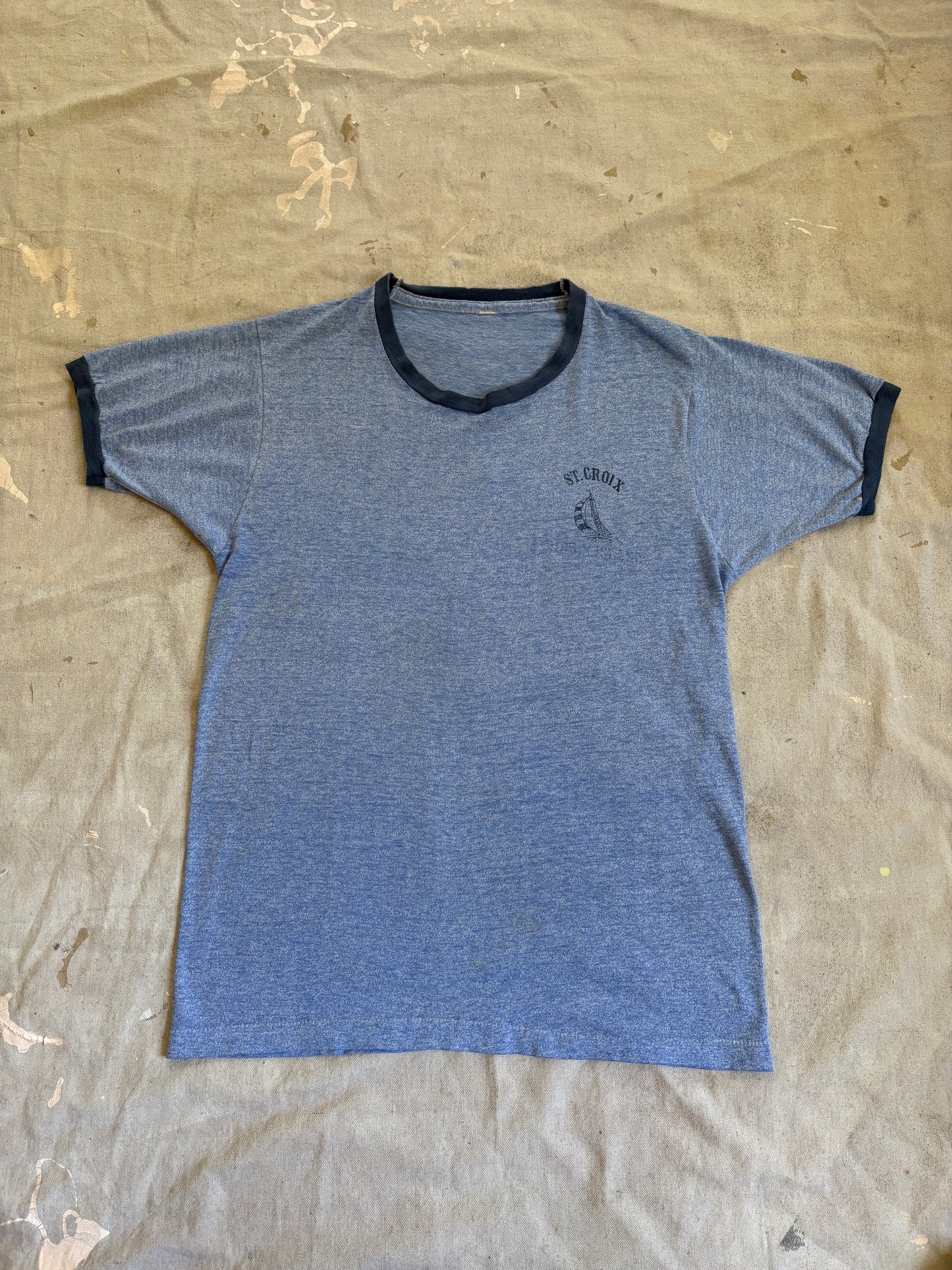 Vintage 80s St. Croix Ringer Tee