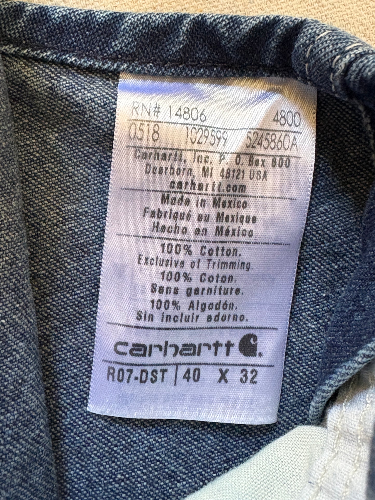 90s Carhartt Overalls