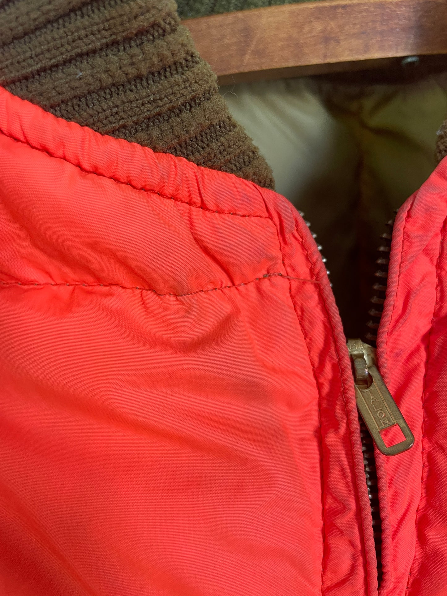 70s Reversible Hunting Puffer Vest