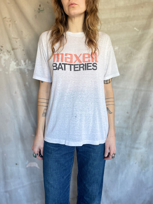 80s Maxwell Batteries Tee