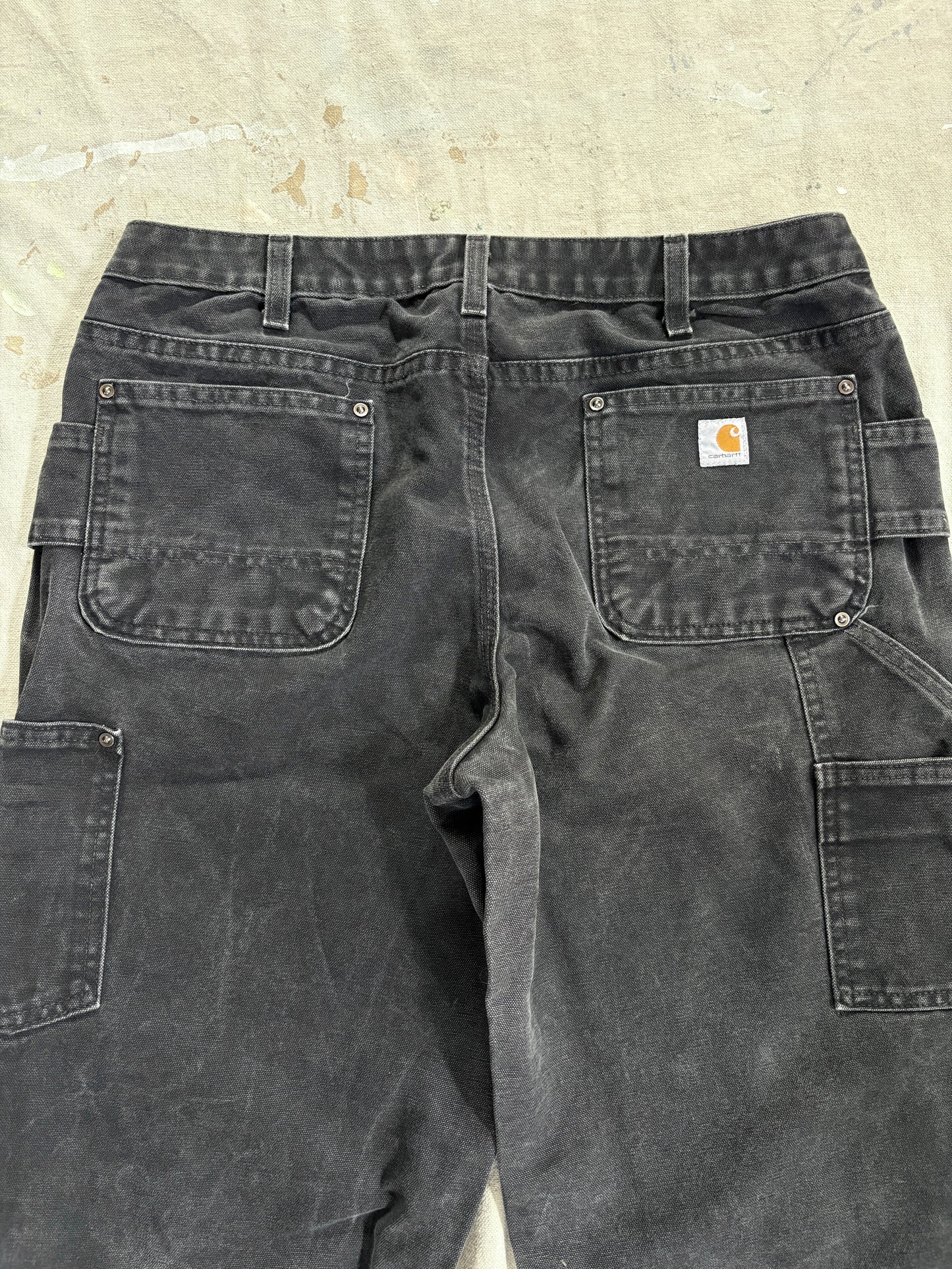 Black Carhartt Double Knee Pants