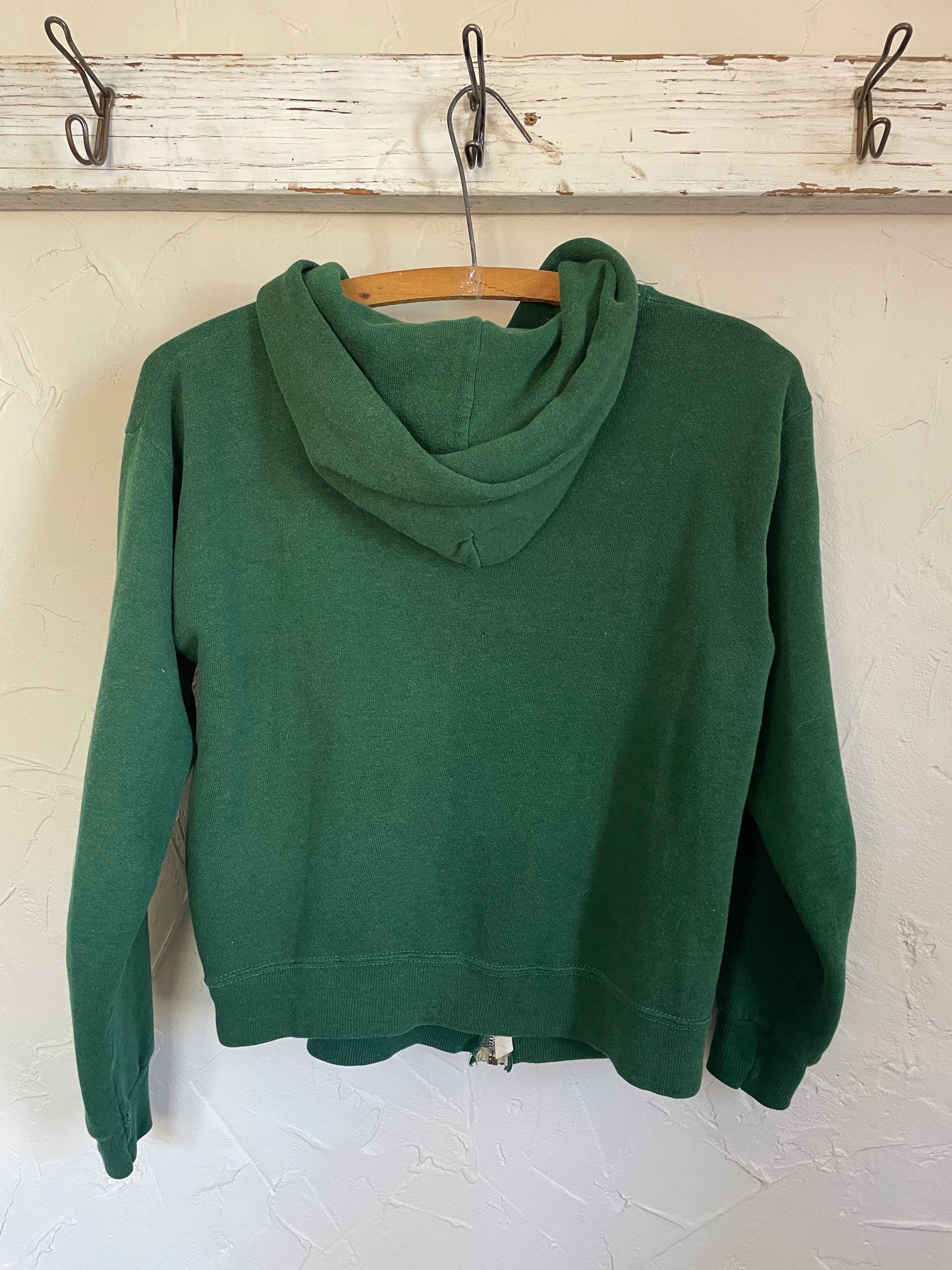 70s Blank Green Hoodie Sweatshirt