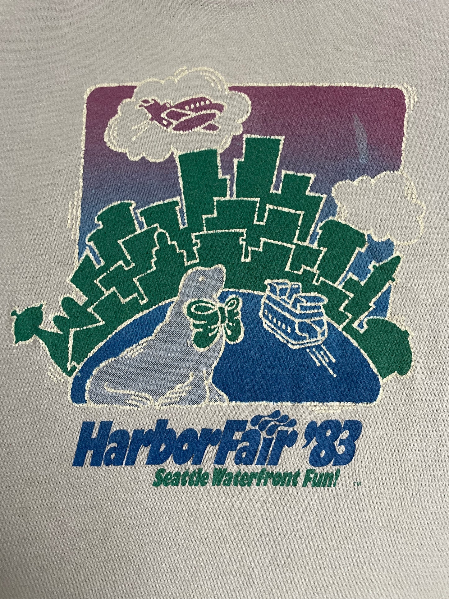 80s Harbor Fair Seattle Waterfront Tee