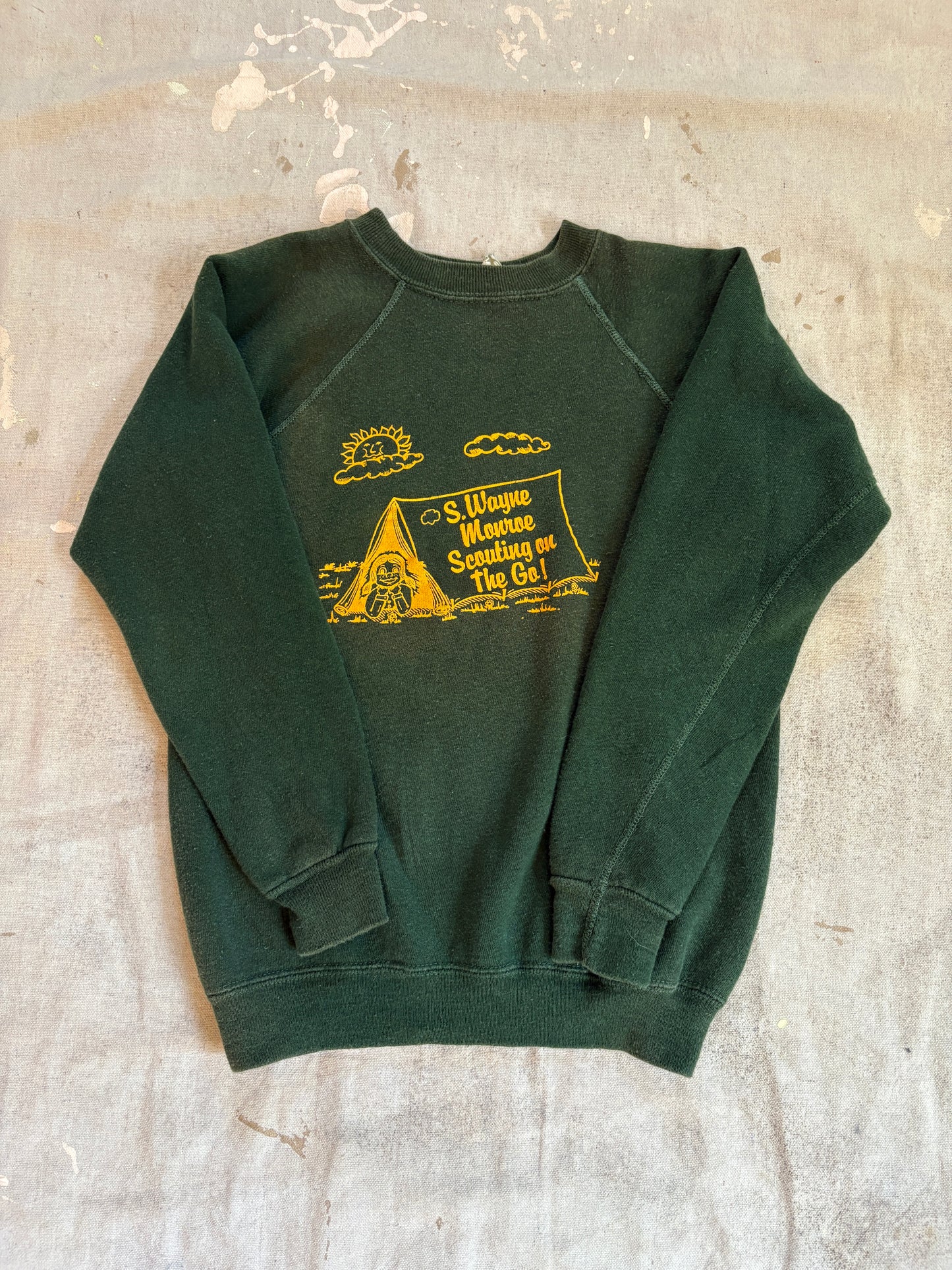 80s S. Wayne Monroe Girl Scouts Sweatshirt