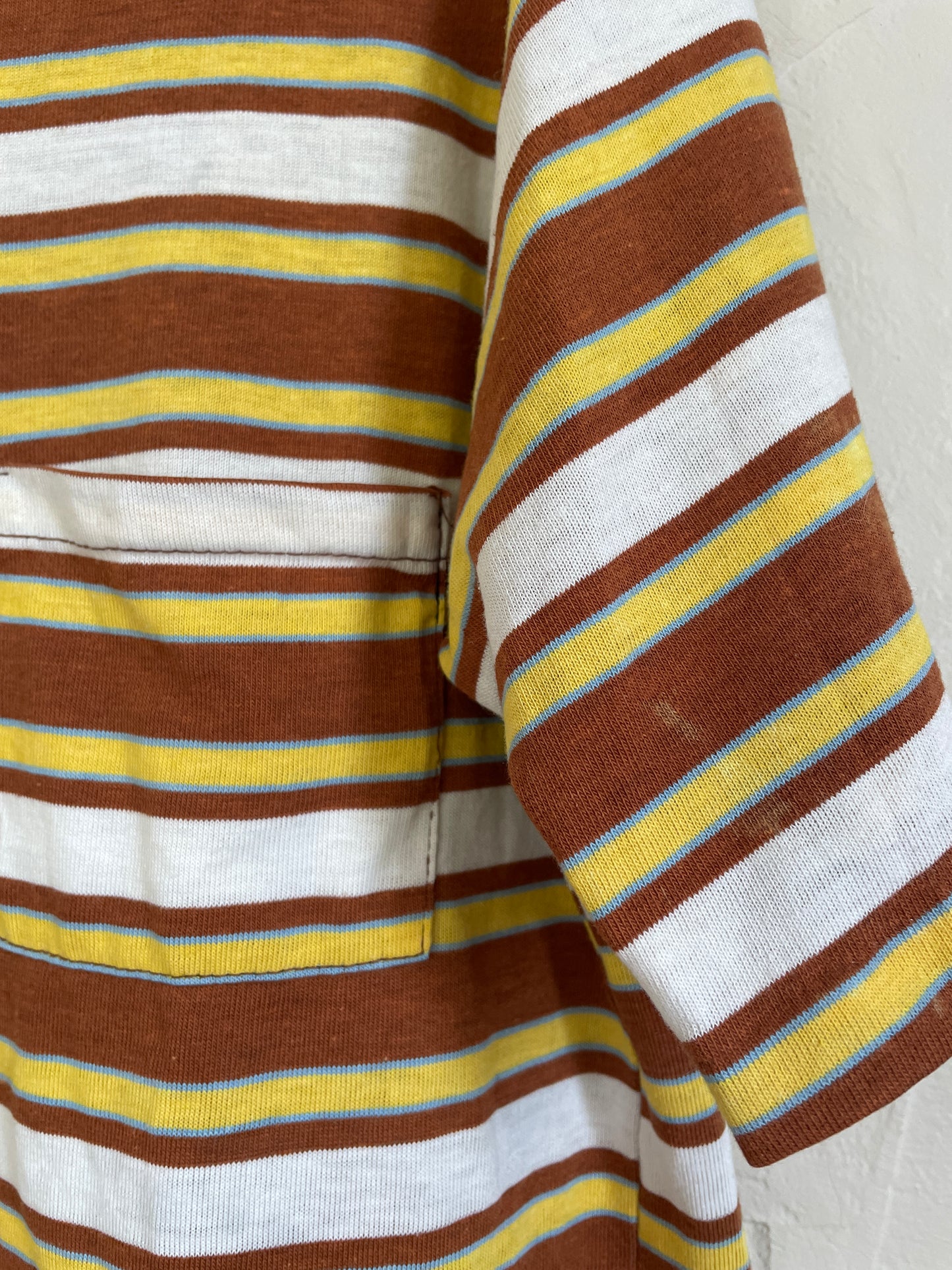 70s Striped Pocket Tee