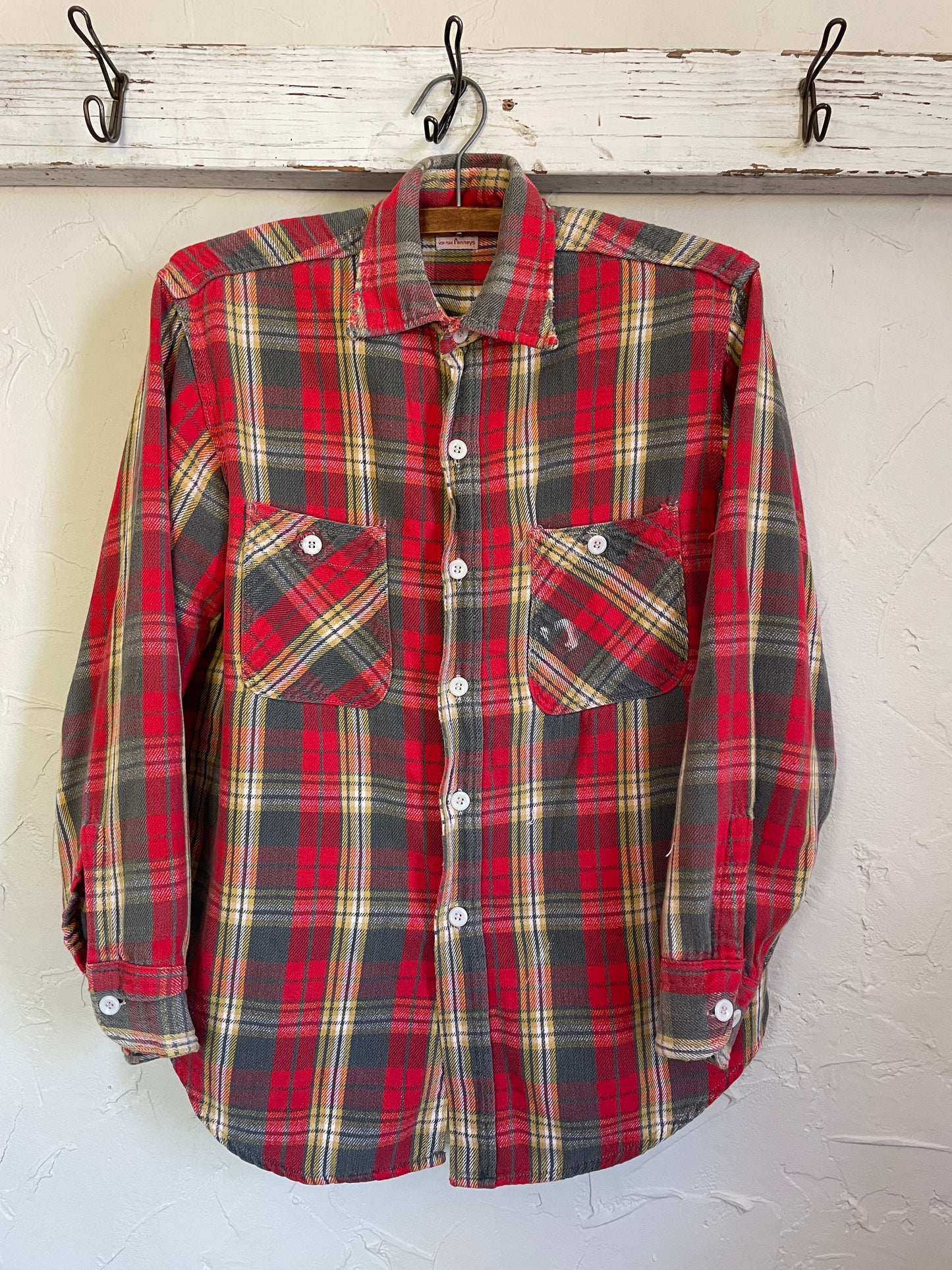 60s Penney’s Plaid Flannel Shirt