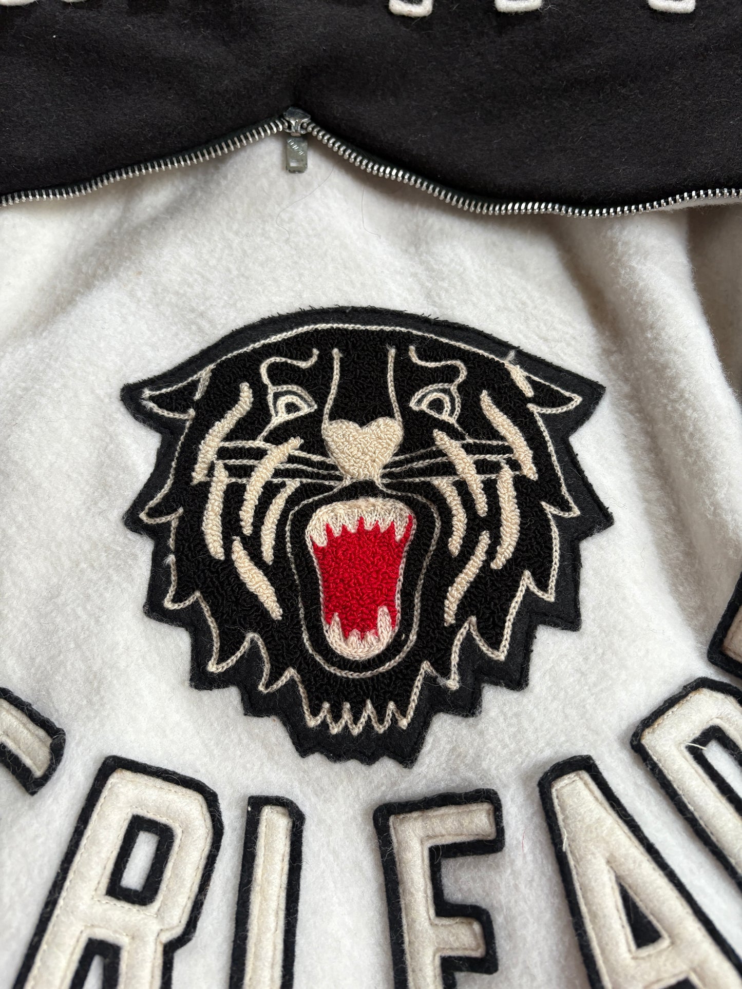 80s Cheerleader Wildcat Varsity Jacket