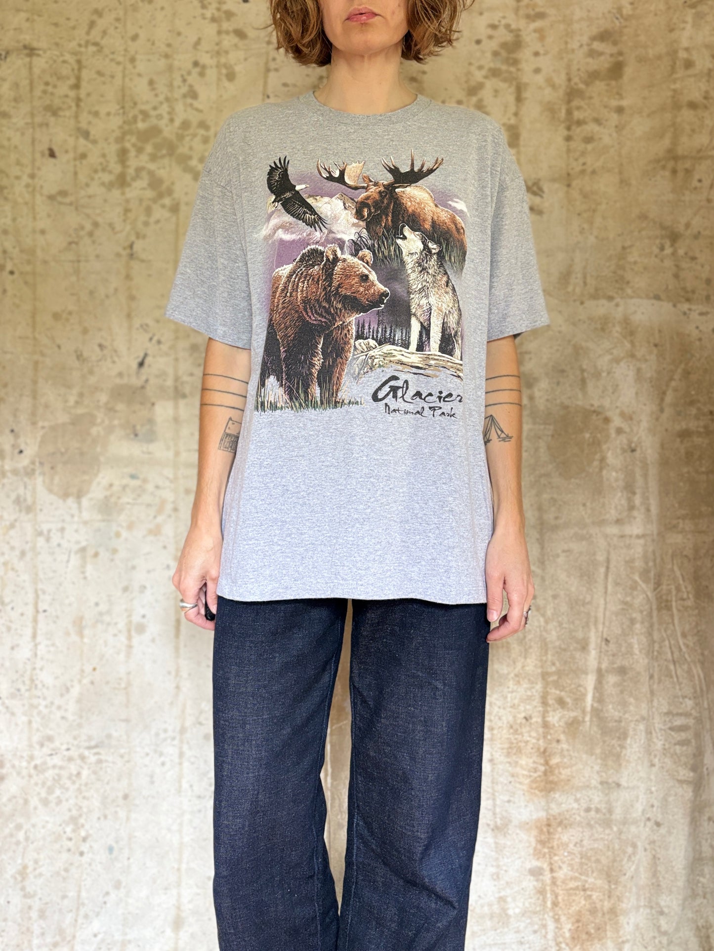 90s Glacier National Park Nature Tee