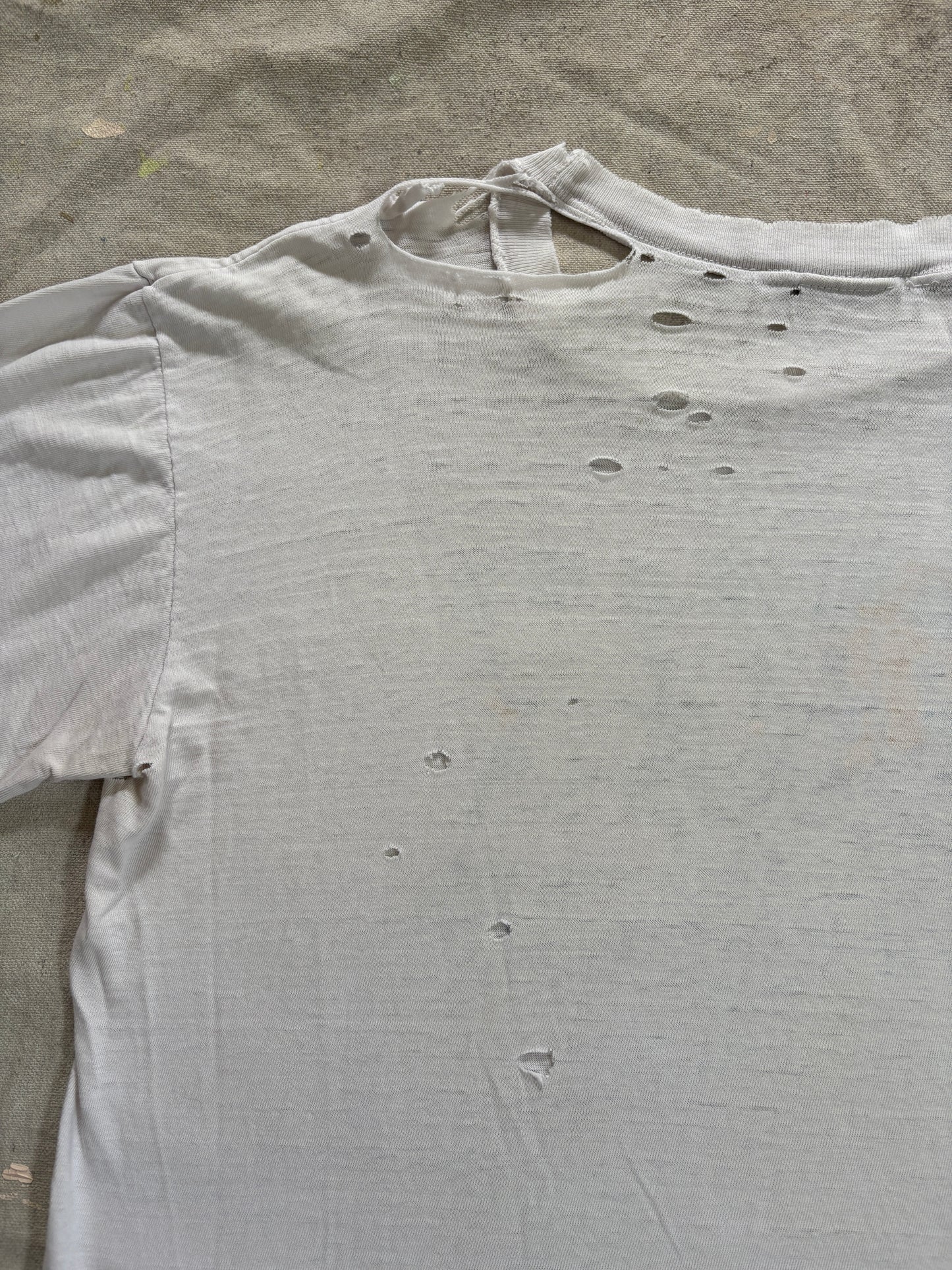 Vintage 80s Thrashed Paradise Club Runner Tee