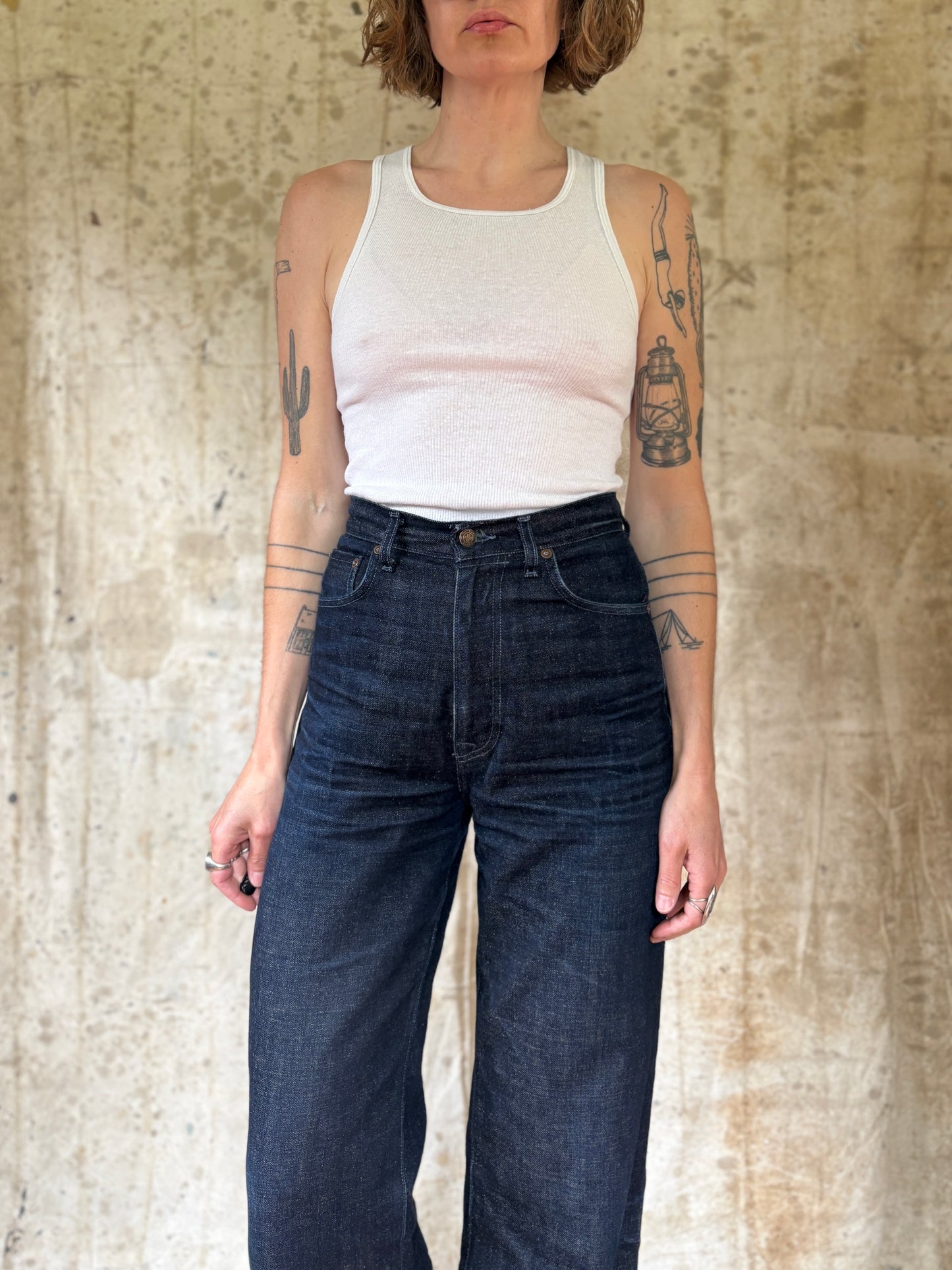 Vintage 80s Hanes Blank White Tank Top