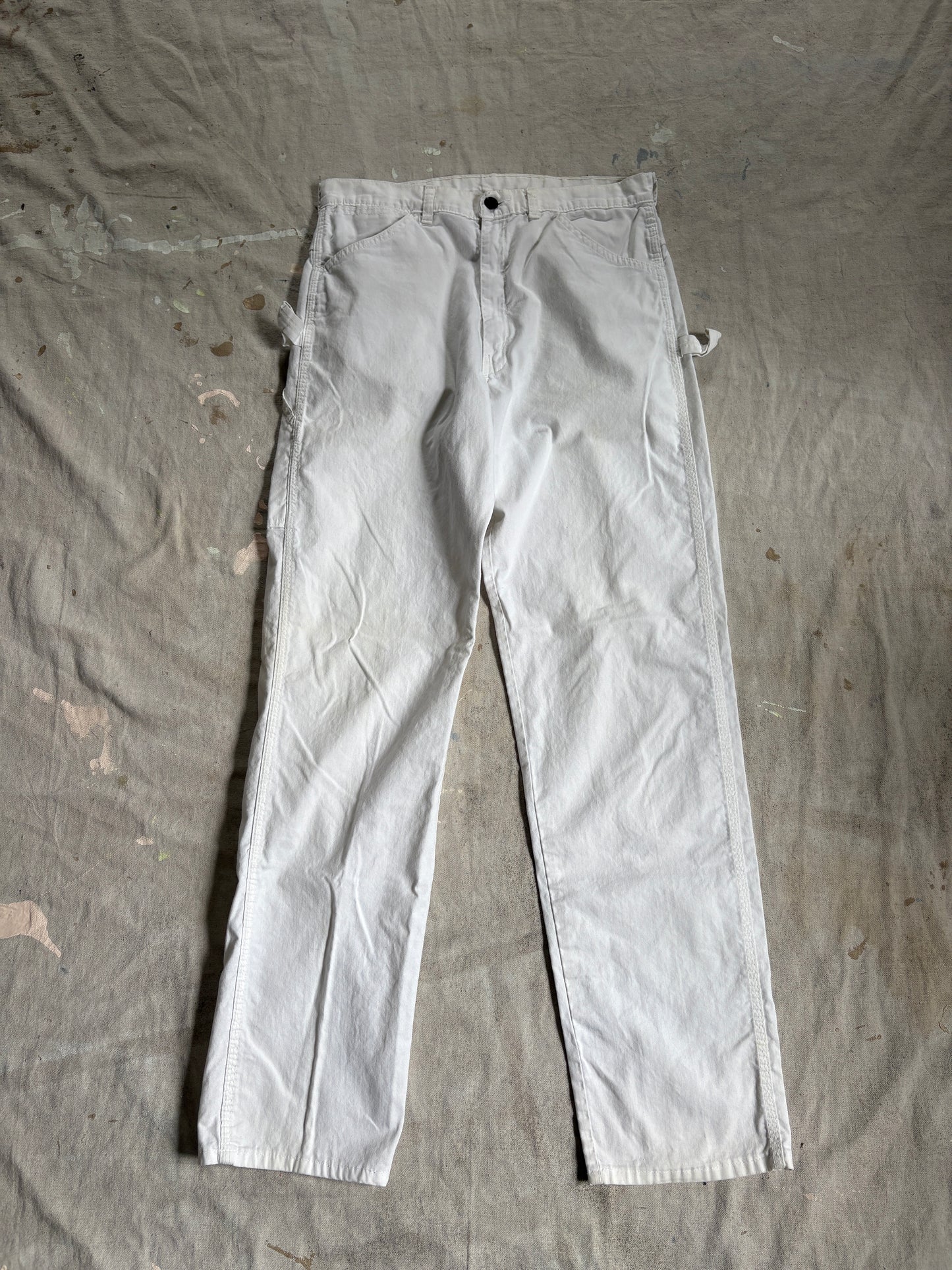70s White DeeCee Carpenter Painter Pants – Double Barrel Dry Goods