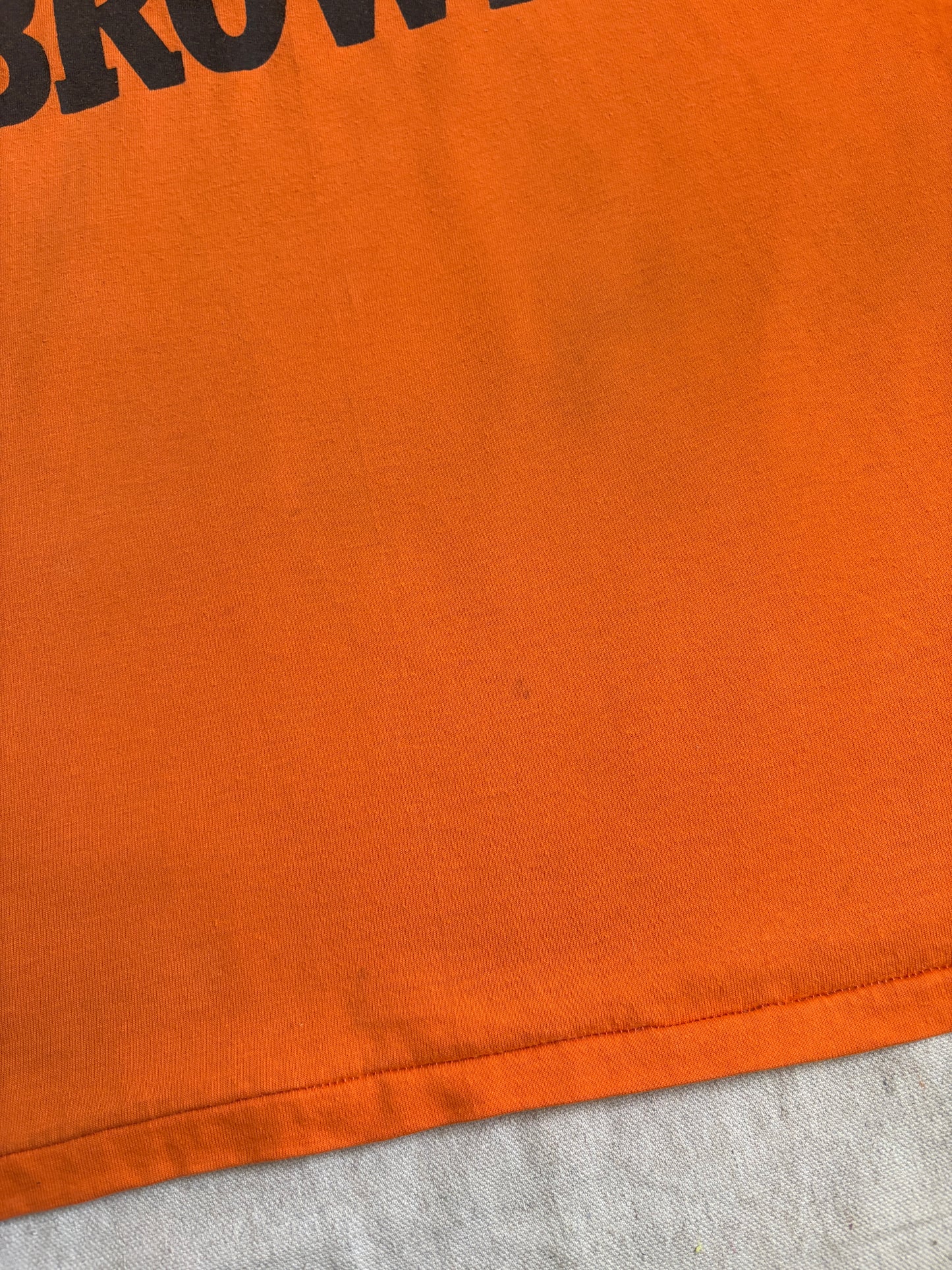 Vintage 80s Hello Browns Goodbye Steelers Tee