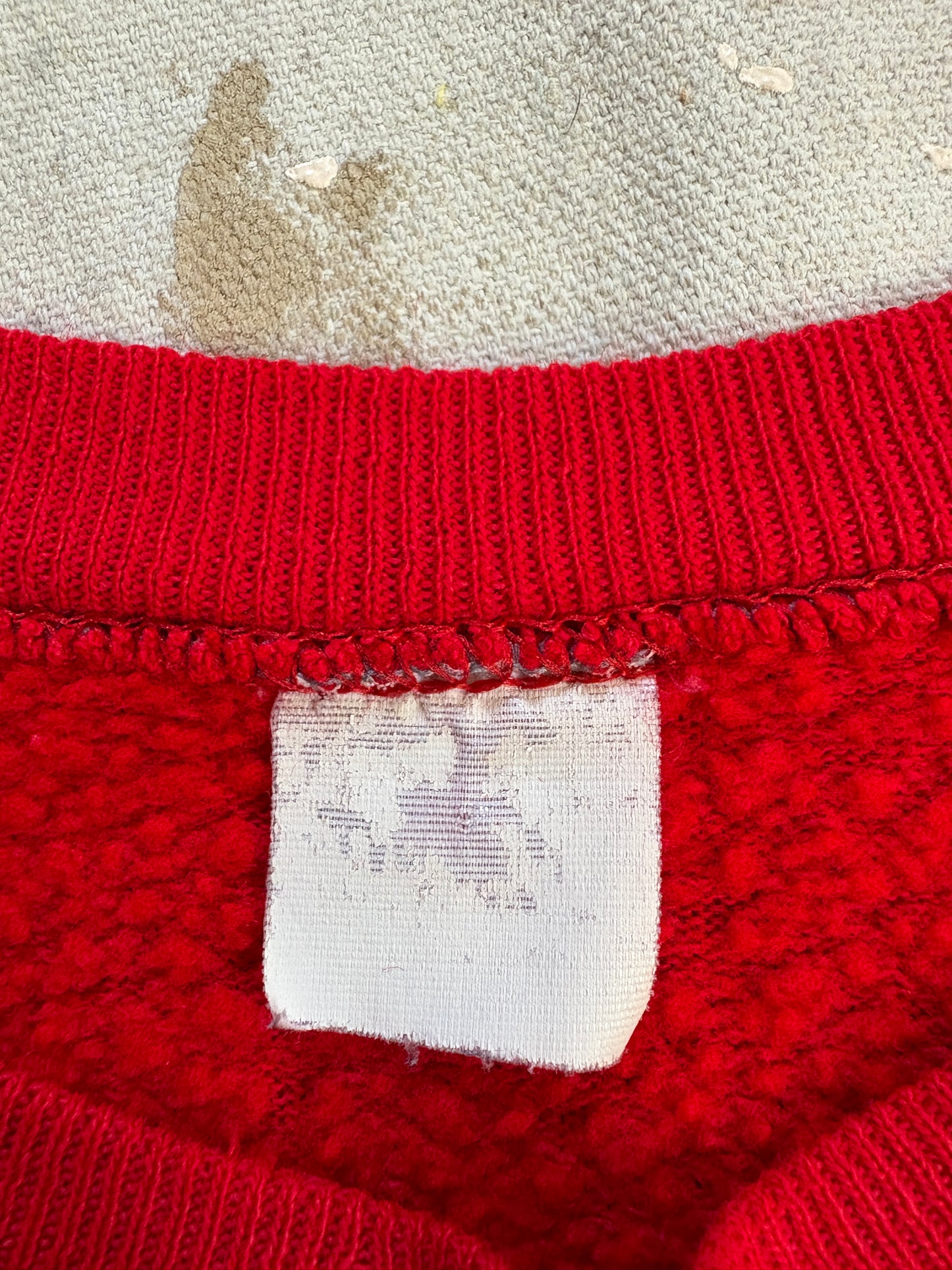 70s/80s Blank Red Sweatshirt