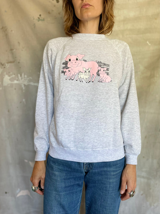 90s Pig Family Sweatshirt